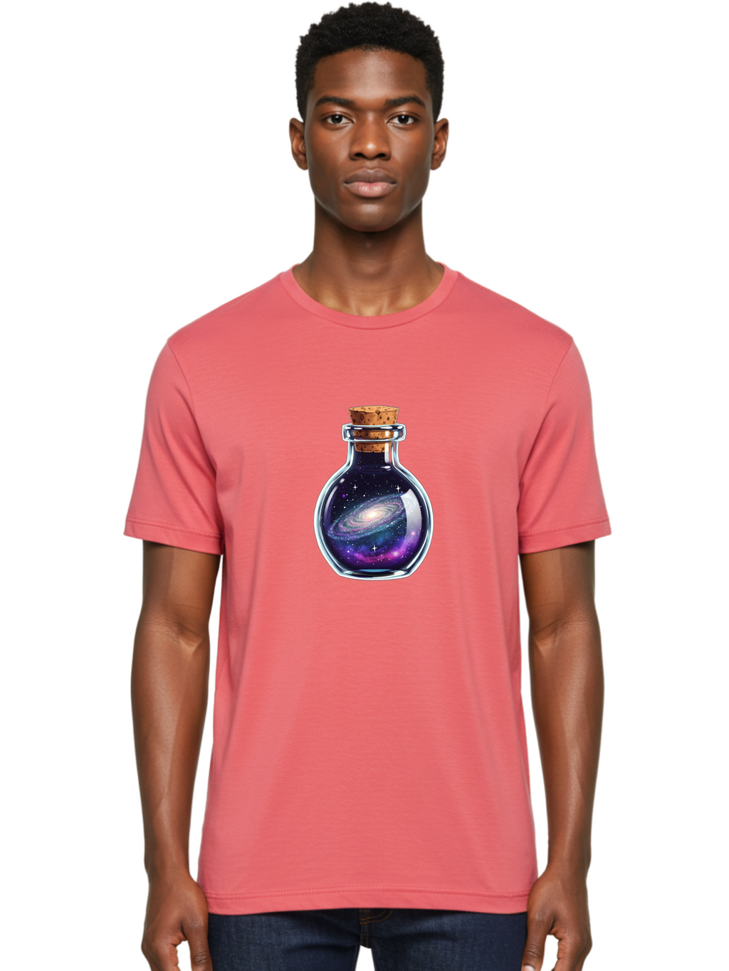 Galaxy-In-A-Bottle-42 Men'S Graphic Tee, 100% Cotton, Comfortable Casual Summer Wear, Machine Washable, Vintage Camera, Old Camera, Antique Camera, Black Camera, Classic Photography, Photography Equipment, Nostalgic Device, Film Camera, Bai999