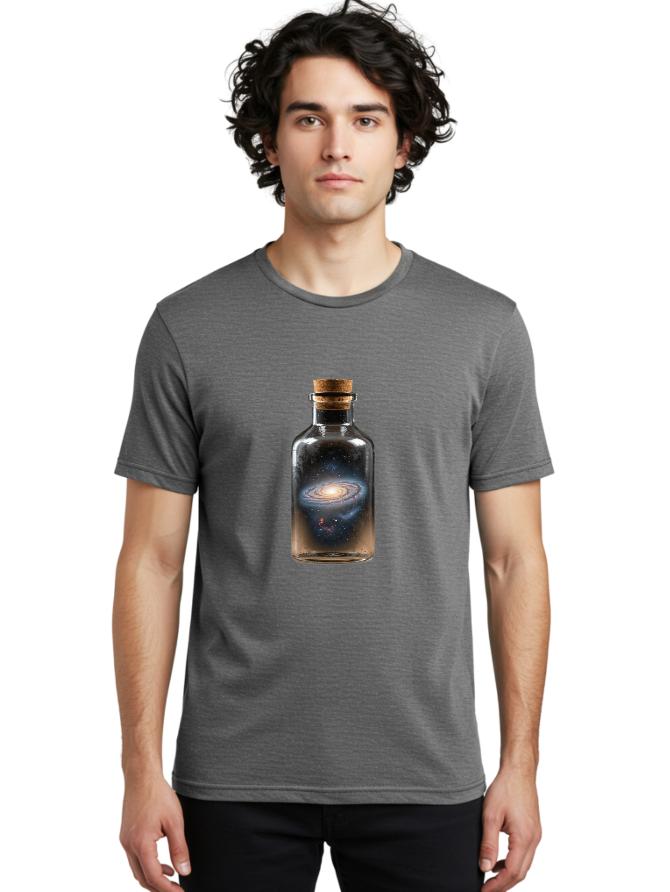 Galaxy-In-A-Bottle-50 Men'S Graphic Tee, 100% Cotton, Comfortable Casual Summer Wear, Machine Washable, Vintage Camera, Old Camera, Antique Camera, Black Camera, Classic Photography, Photography Equipment, Nostalgic Device, Film Camera, Baj008