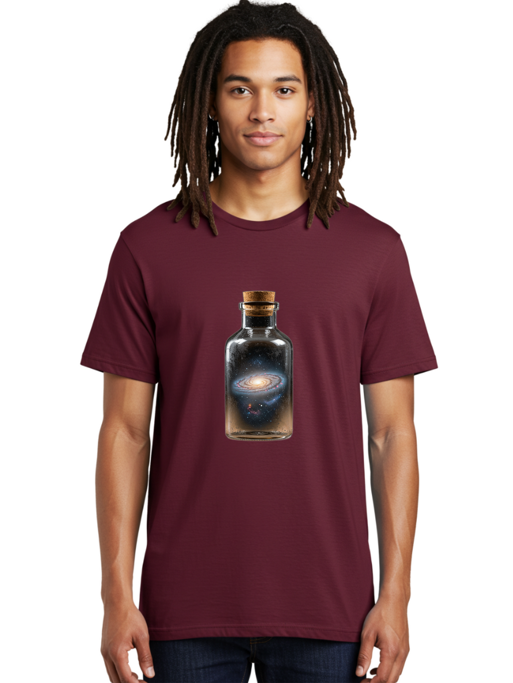 Galaxy-In-A-Bottle-50 Men'S Graphic Tee, 100% Cotton, Comfortable Casual Summer Wear, Machine Washable, Vintage Camera, Old Camera, Antique Camera, Black Camera, Classic Photography, Photography Equipment, Nostalgic Device, Film Camera, Baj008