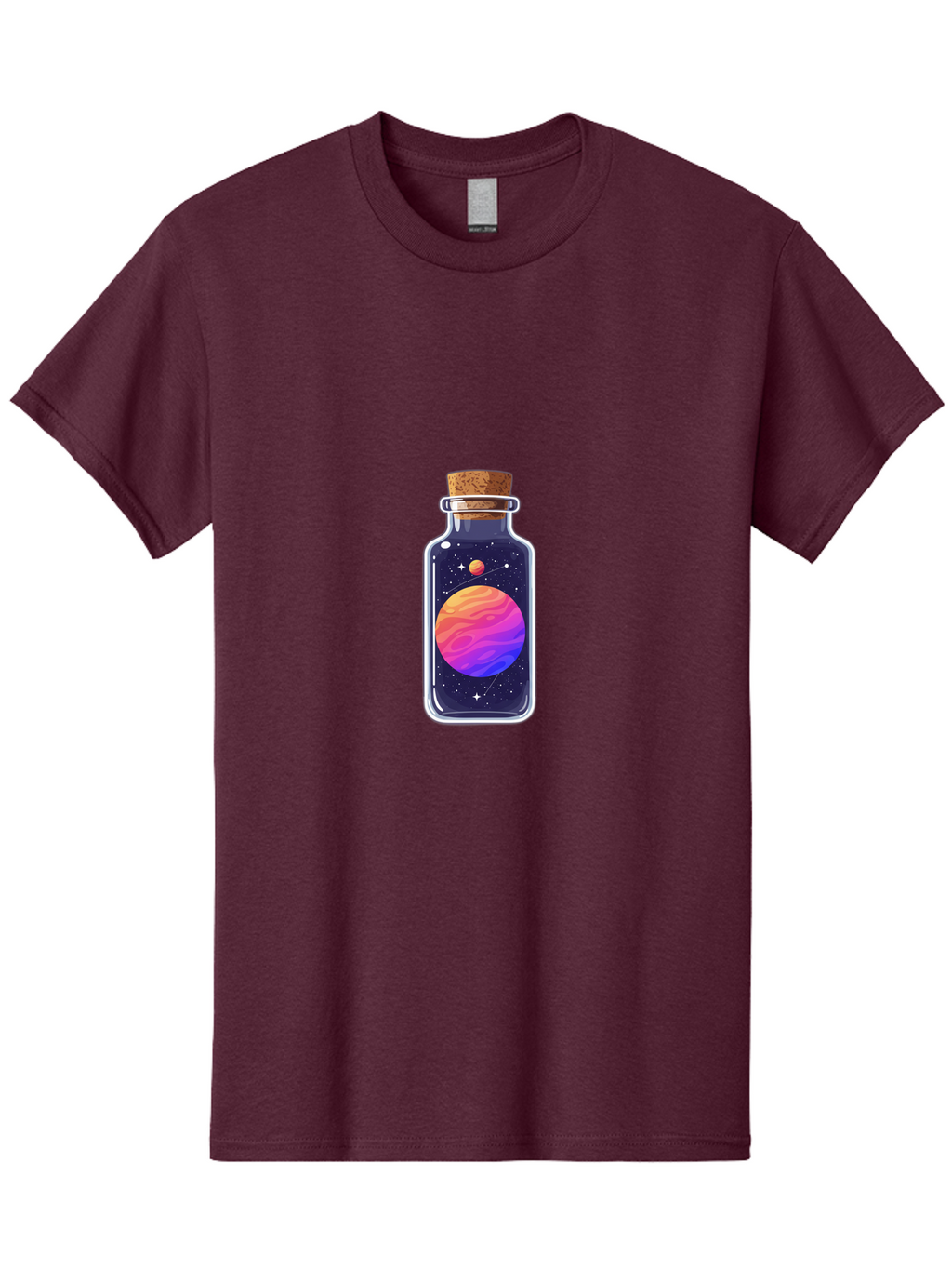 Galaxy-In-A-Bottle-8 Men'S Graphic Tee, 100% Cotton, Comfortable Casual Summer Wear, Machine Washable, Vintage Camera, Old Camera, Antique Camera, Black Camera, Classic Photography, Photography Equipment, Nostalgic Device, Film Camera, Baj011