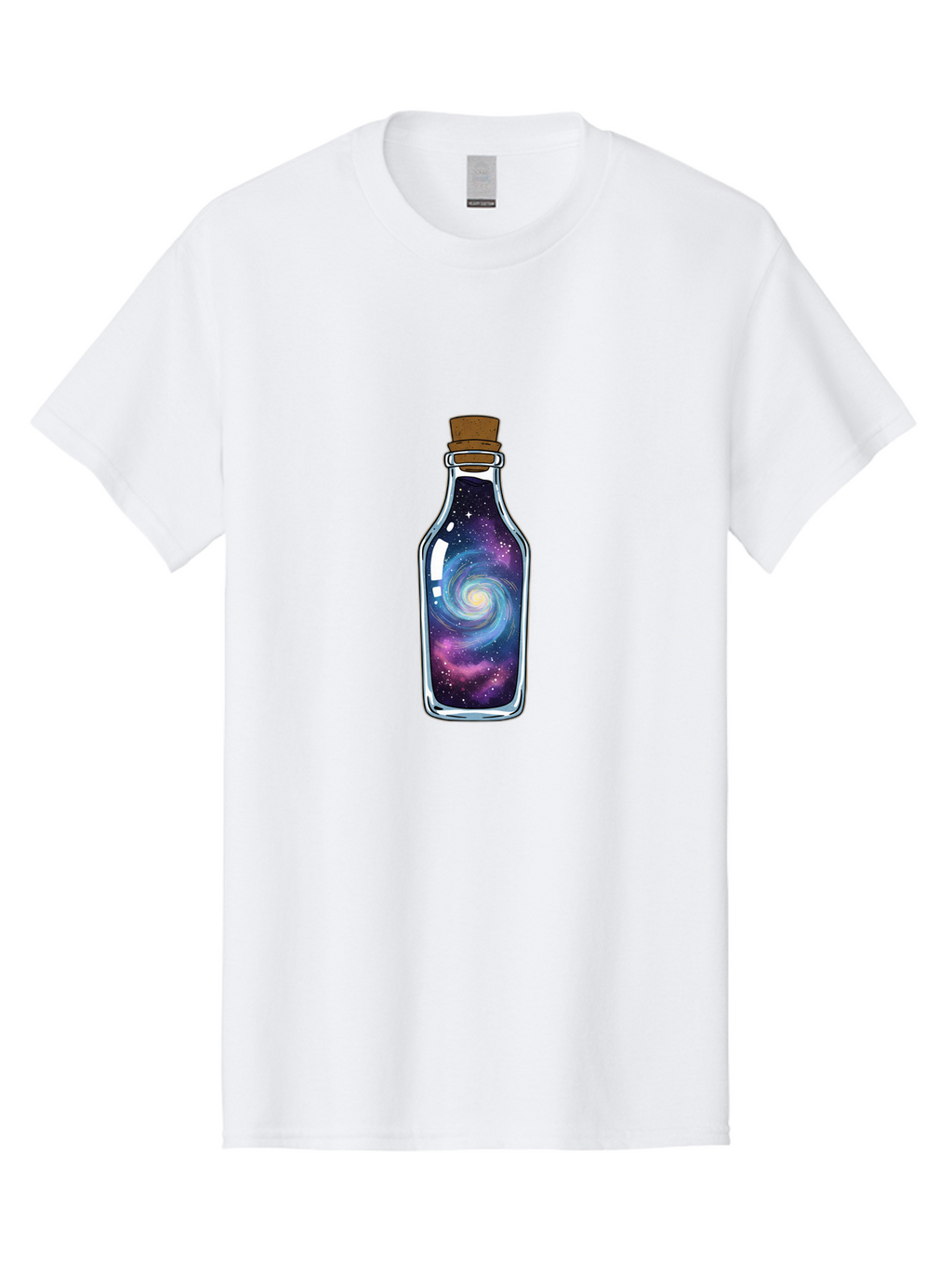 Galaxy-In-Bottle-10 Men'S Graphic Tee, 100% Cotton, Comfortable Casual Summer Wear, Machine Washable, Vintage Camera, Old Camera, Antique Camera, Black Camera, Classic Photography, Photography Equipment, Nostalgic Device, Film Camera, Baj021