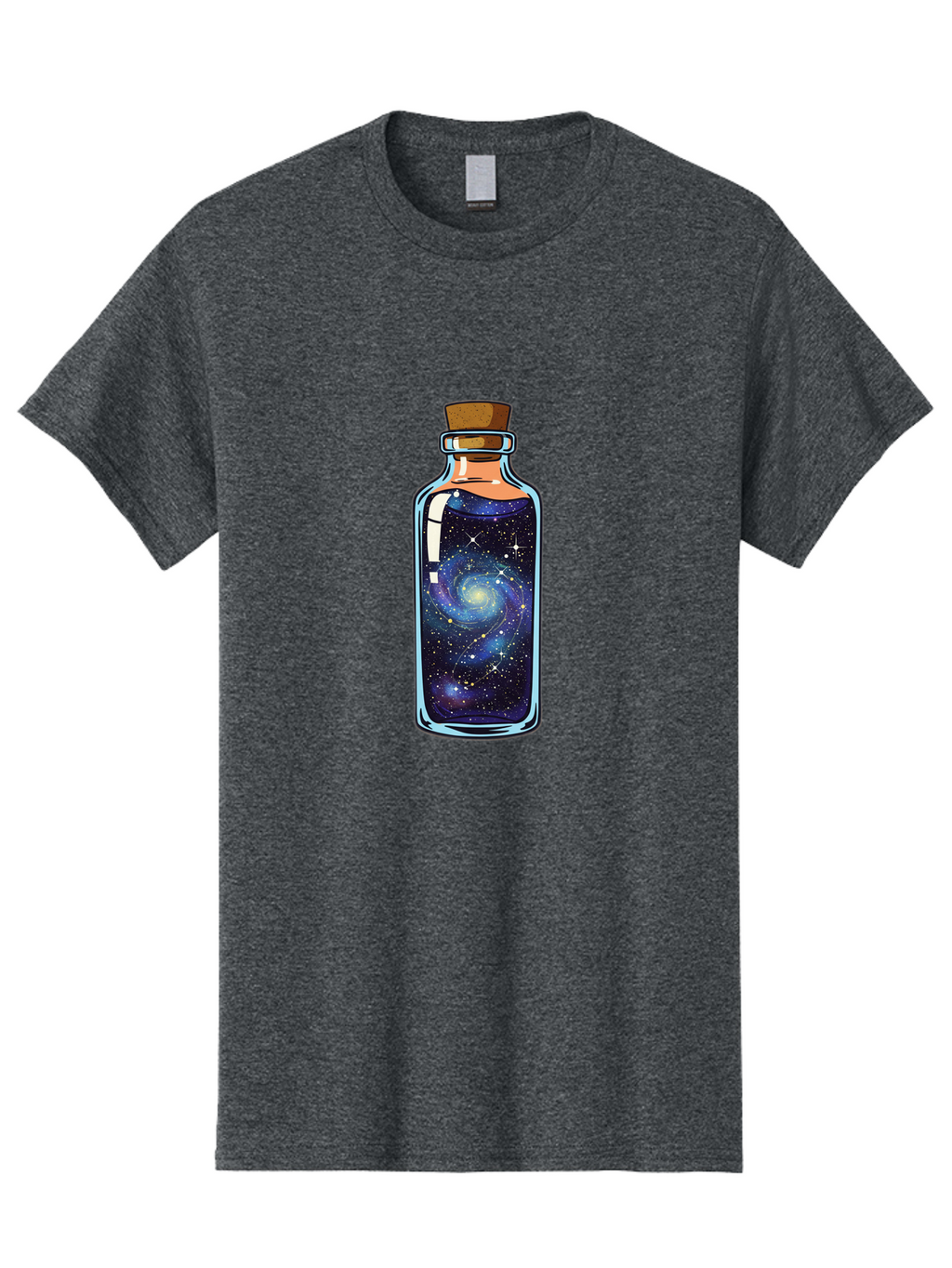 Galaxy-In-Bottle-11 Men'S Graphic Tee, 100% Cotton, Comfortable Casual Summer Wear, Machine Washable, Vintage Camera, Old Camera, Antique Camera, Black Camera, Classic Photography, Photography Equipment, Nostalgic Device, Film Camera, Baj022