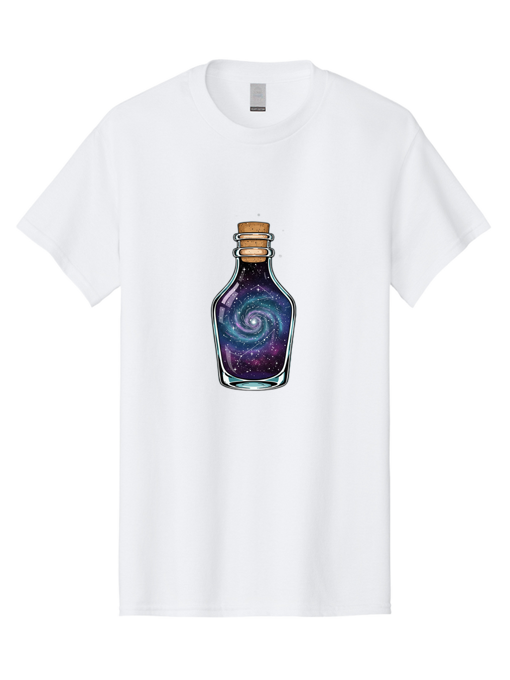 Galaxy-In-Bottle-12 Men'S Graphic Tee, 100% Cotton, Comfortable Casual Summer Wear, Machine Washable, Vintage Camera, Old Camera, Antique Camera, Black Camera, Classic Photography, Photography Equipment, Nostalgic Device, Film Camera, Baj023