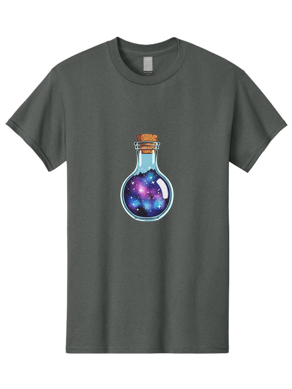 Galaxy-In-Bottle-13 Men'S Graphic Tee, 100% Cotton, Comfortable Casual Summer Wear, Machine Washable, Vintage Camera, Old Camera, Antique Camera, Black Camera, Classic Photography, Photography Equipment, Nostalgic Device, Film Camera, Baj024
