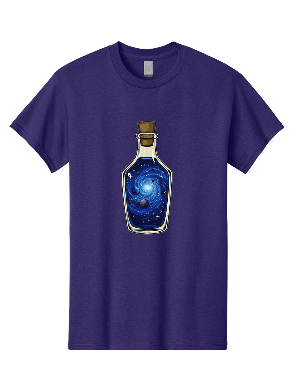 Galaxy-In-Bottle-18 Men'S Graphic Tee, 100% Cotton, Comfortable Casual Summer Wear, Machine Washable, Vintage Camera, Old Camera, Antique Camera, Black Camera, Classic Photography, Photography Equipment, Nostalgic Device, Film Camera, Baj029