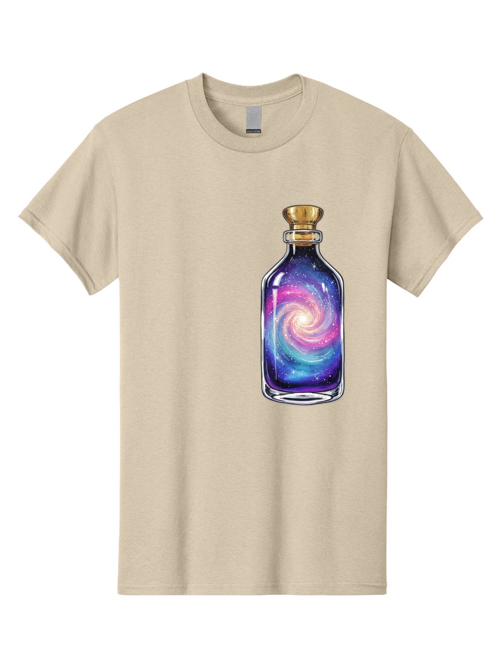 Galaxy-In-Bottle-21 Men'S Graphic Tee, 100% Cotton, Comfortable Casual Summer Wear, Machine Washable, Vintage Camera, Old Camera, Antique Camera, Black Camera, Classic Photography, Photography Equipment, Nostalgic Device, Film Camera, Baj033