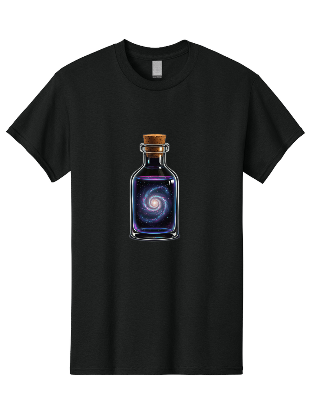 Galaxy-In-Bottle-25 Men'S Graphic Tee, 100% Cotton, Comfortable Casual Summer Wear, Machine Washable, Vintage Camera, Old Camera, Antique Camera, Black Camera, Classic Photography, Photography Equipment, Nostalgic Device, Film Camera, Baj037