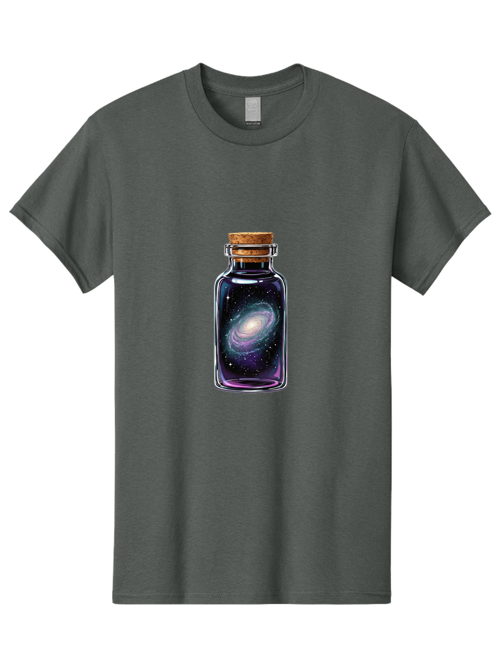 Galaxy-In-Bottle-27 Men'S Graphic Tee, 100% Cotton, Comfortable Casual Summer Wear, Machine Washable, Vintage Camera, Old Camera, Antique Camera, Black Camera, Classic Photography, Photography Equipment, Nostalgic Device, Film Camera, Baj039
