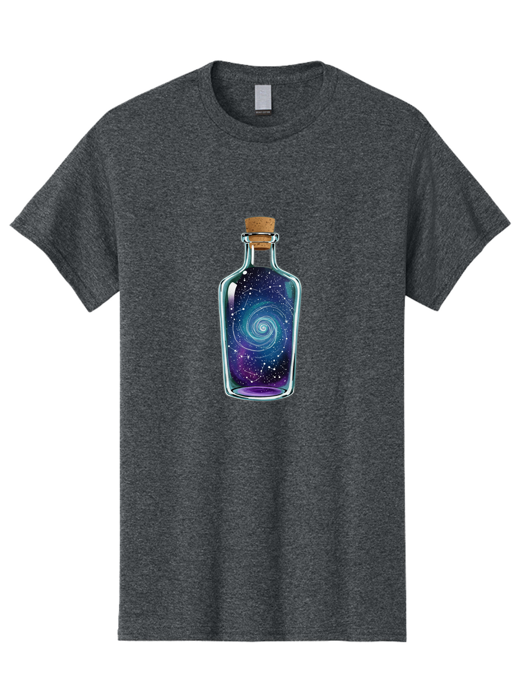 Galaxy-In-Bottle-5 Men'S Graphic Tee, 100% Cotton, Comfortable Casual Summer Wear, Machine Washable, Vintage Camera, Old Camera, Antique Camera, Black Camera, Classic Photography, Photography Equipment, Nostalgic Device, Film Camera, Baj043