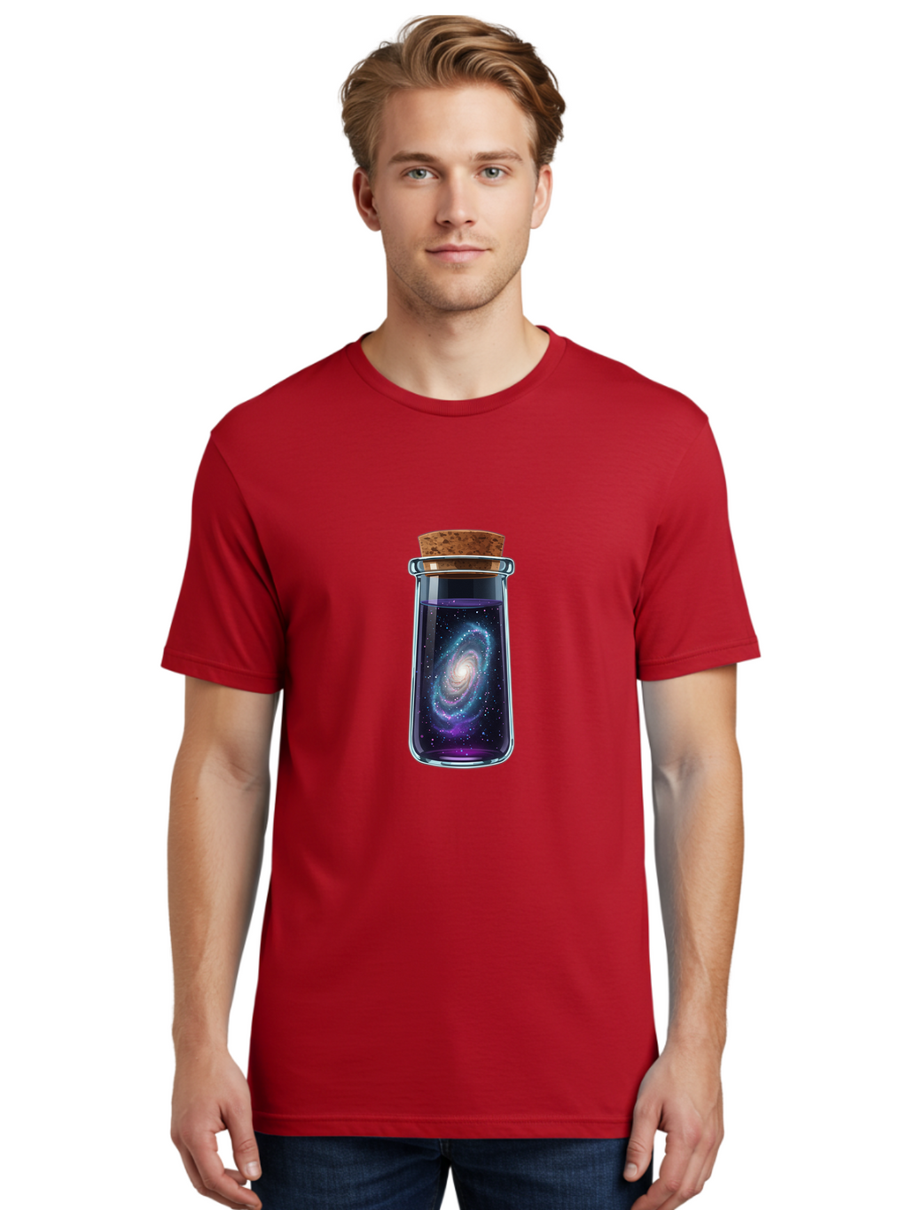 Galaxy-In-Jar Men'S Graphic Tee, 100% Cotton, Comfortable Casual Summer Wear, Machine Washable, Vintage Camera, Old Camera, Antique Camera, Black Camera, Classic Photography, Photography Equipment, Nostalgic Device, Film Camera, Camera Art Baj049