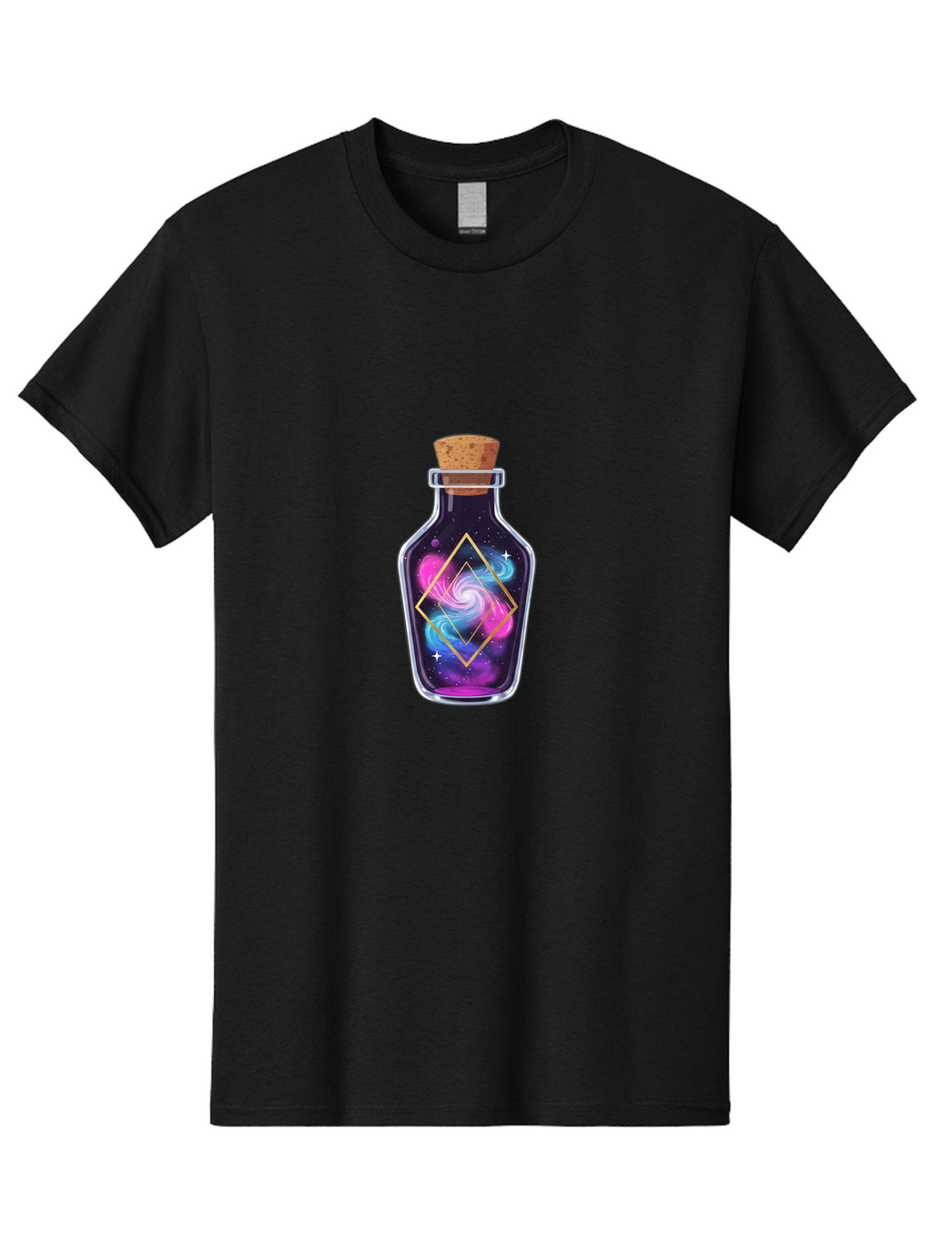 Galaxy-Potion-1 Men'S Graphic Tee, 100% Cotton, Comfortable Casual Summer Wear, Machine Washable, Vintage Camera, Old Camera, Antique Camera, Black Camera, Classic Photography, Photography Equipment, Nostalgic Device, Film Camera, Camera Art Baj055