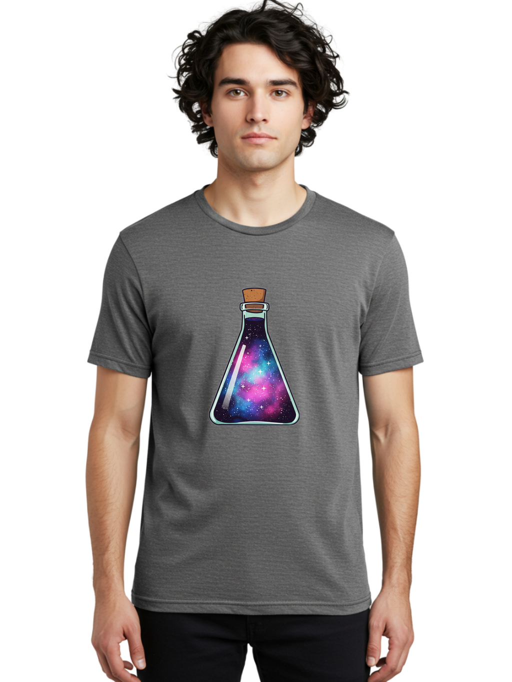 Galaxy-Potion-2 Men'S Graphic Tee, 100% Cotton, Comfortable Casual Summer Wear, Machine Washable, Vintage Camera, Old Camera, Antique Camera, Black Camera, Classic Photography, Photography Equipment, Nostalgic Device, Film Camera, Camera Art Baj056