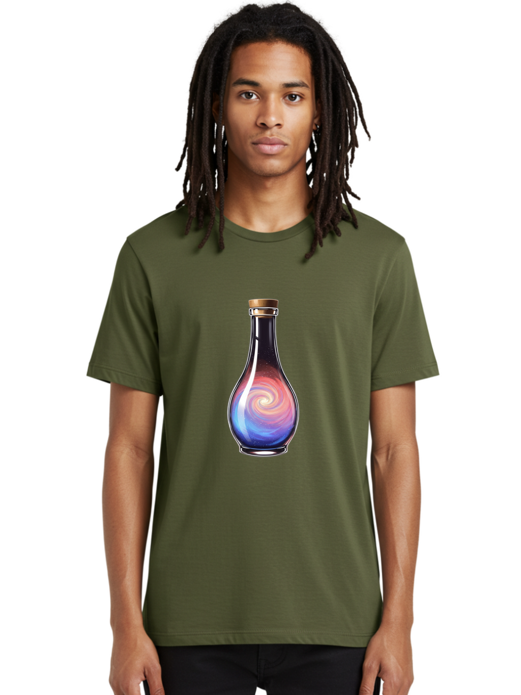 Galaxy-Potion-Bottle Men'S Graphic Tee, 100% Cotton, Comfortable Casual Summer Wear, Machine Washable, Vintage Camera, Old Camera, Antique Camera, Black Camera, Classic Photography, Photography Equipment, Nostalgic Device, Film Camera, Baj061