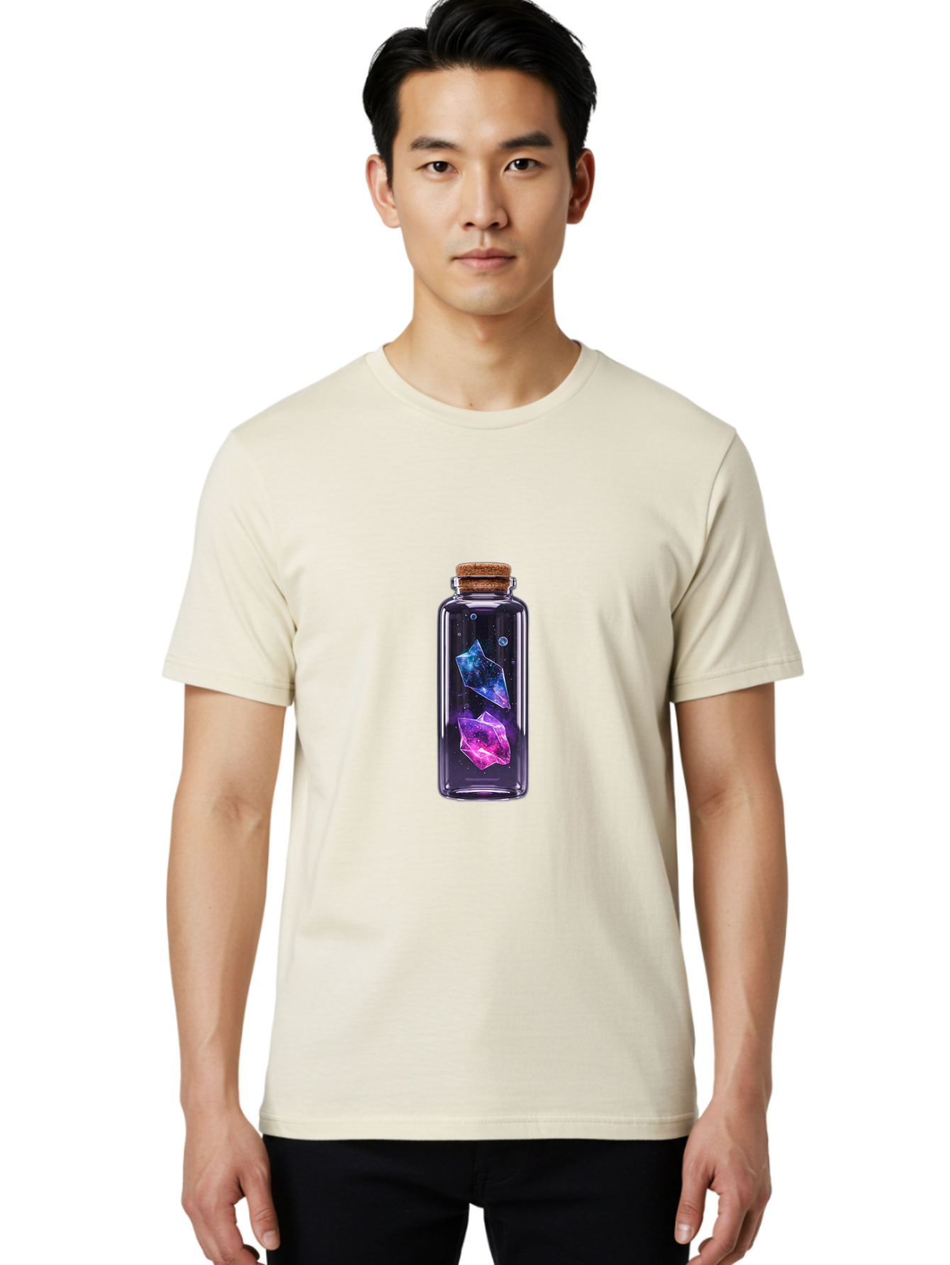 Gemstones-In-Bottle Men'S Graphic Tee, 100% Cotton, Comfortable Casual Summer Wear, Machine Washable, Vintage Camera, Old Camera, Antique Camera, Black Camera, Classic Photography, Photography Equipment, Nostalgic Device, Film Camera, Baj066