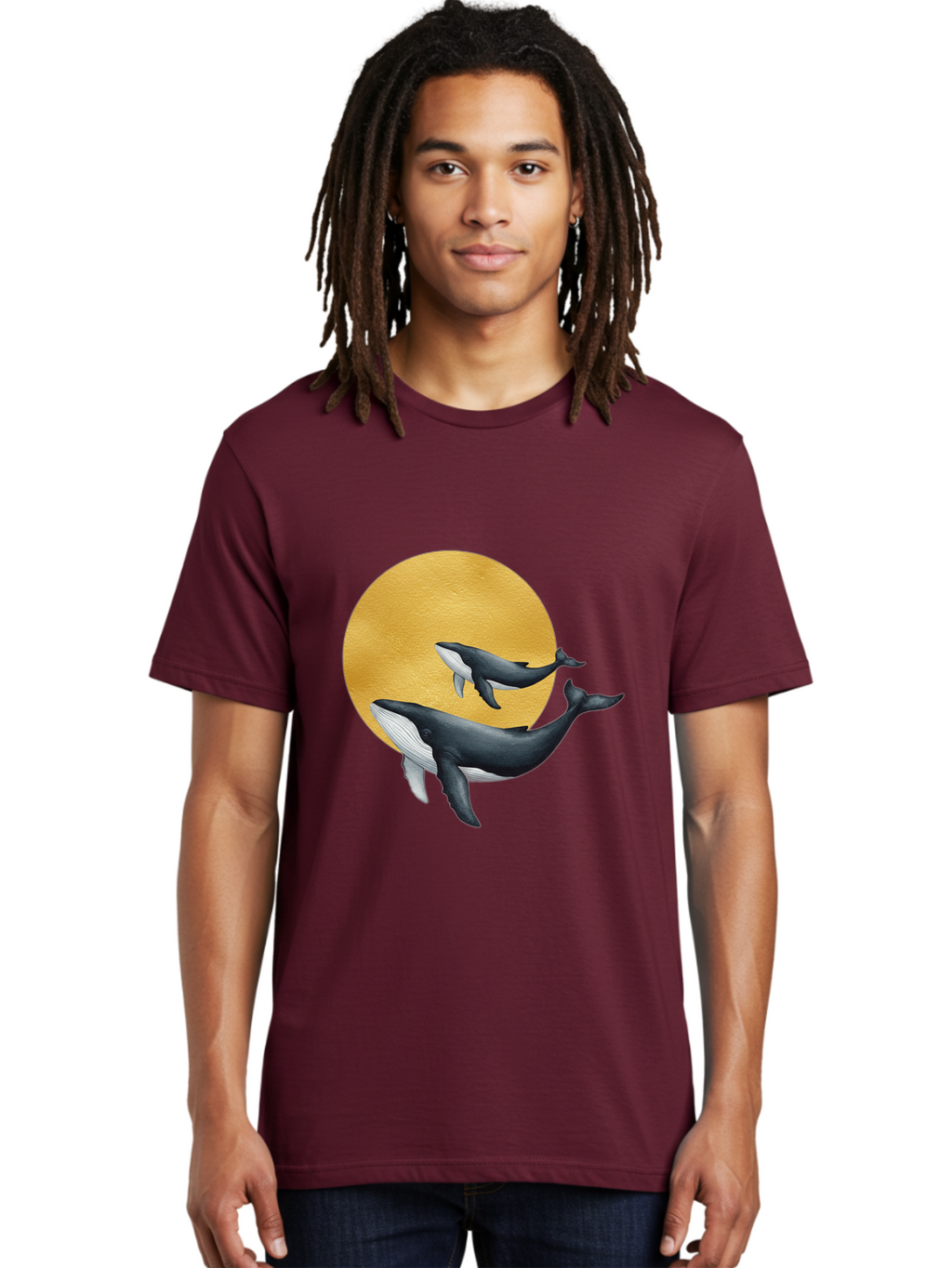 Gold-Moon-Whales Men'S Graphic Tee, 100% Cotton, Comfortable Casual Summer Wear, Machine Washable, Vintage Camera, Old Camera, Antique Camera, Black Camera, Classic Photography, Photography Equipment, Nostalgic Device, Film Camera, Camera Art Baj069
