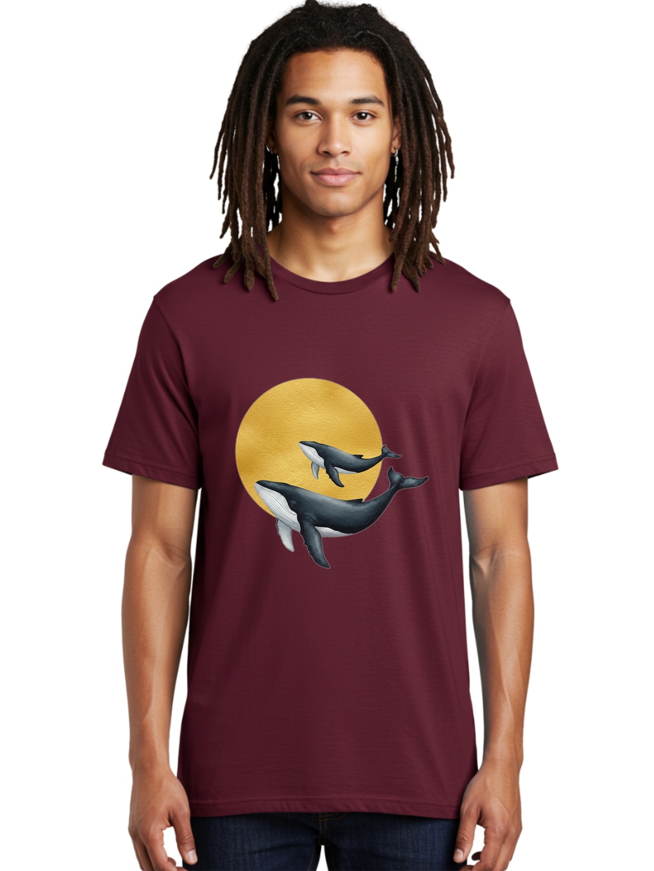Gold-Moon-Whales Men'S Graphic Tee, 100% Cotton, Comfortable Casual Summer Wear, Machine Washable, Vintage Camera, Old Camera, Antique Camera, Black Camera, Classic Photography, Photography Equipment, Nostalgic Device, Film Camera, Camera Art Baj069
