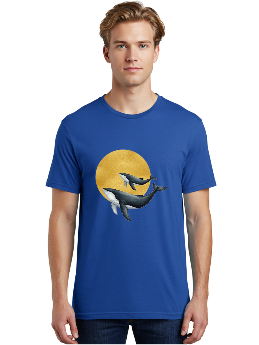 Gold-Moon-Whales Men'S Graphic Tee, 100% Cotton, Comfortable Casual Summer Wear, Machine Washable, Vintage Camera, Old Camera, Antique Camera, Black Camera, Classic Photography, Photography Equipment, Nostalgic Device, Film Camera, Camera Art Baj069