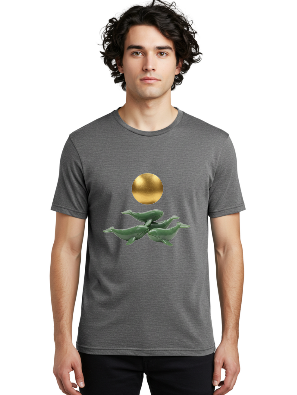 Gold-Sphere-And-Whales Men'S Graphic Tee, 100% Cotton, Comfortable Casual Summer Wear, Machine Washable, Vintage Camera, Old Camera, Antique Camera, Black Camera, Classic Photography, Photography Equipment, Nostalgic Device, Film Camera, Baj070