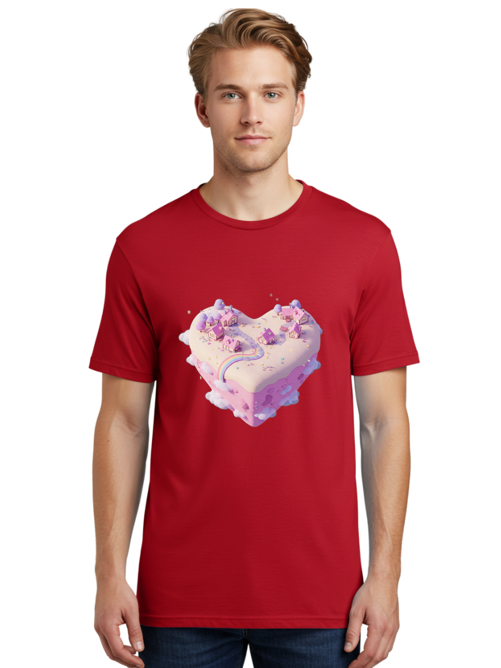 Heart-Shaped-Land Men'S Graphic Tee, 100% Cotton, Comfortable Casual Summer Wear, Machine Washable, Vintage Camera, Old Camera, Antique Camera, Black Camera, Classic Photography, Photography Equipment, Nostalgic Device, Film Camera, Camera Art Baj074