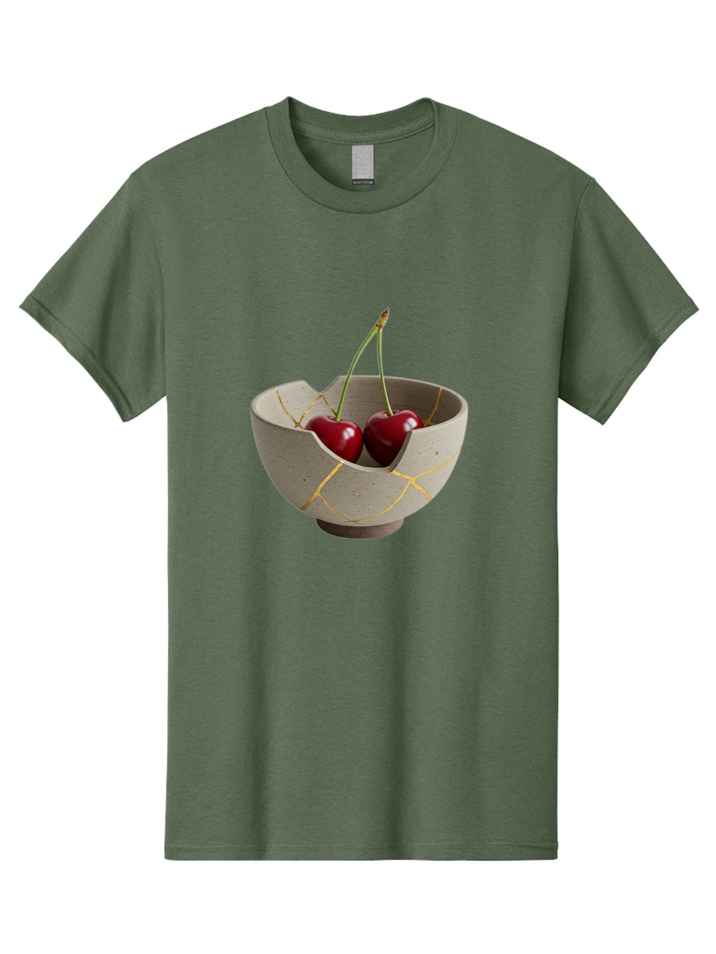 Kintsugi-Bowl-Cherries Men'S Graphic Tee, 100% Cotton, Comfortable Casual Summer Wear, Machine Washable, Vintage Camera, Old Camera, Antique Camera, Black Camera, Classic Photography, Photography Equipment, Nostalgic Device, Film Camera, Baj082