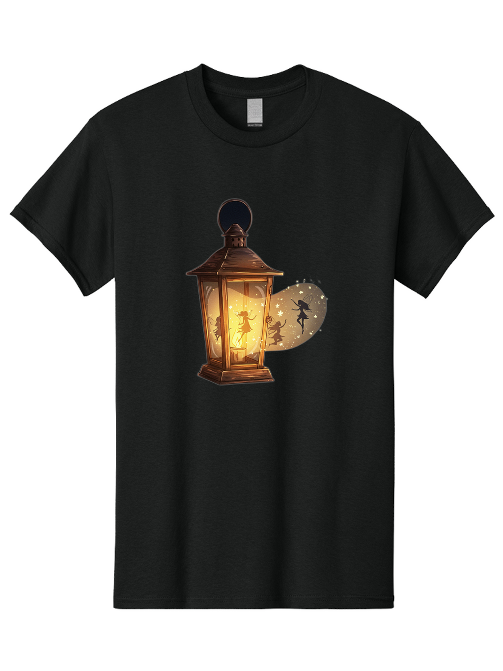 Lantern-With-Dancing-Fairy Men'S Graphic Tee, 100% Cotton, Comfortable Casual Summer Wear, Machine Washable, Vintage Camera, Old Camera, Antique Camera, Black Camera, Classic Photography, Photography Equipment, Nostalgic Device, Film Camera, Baj088