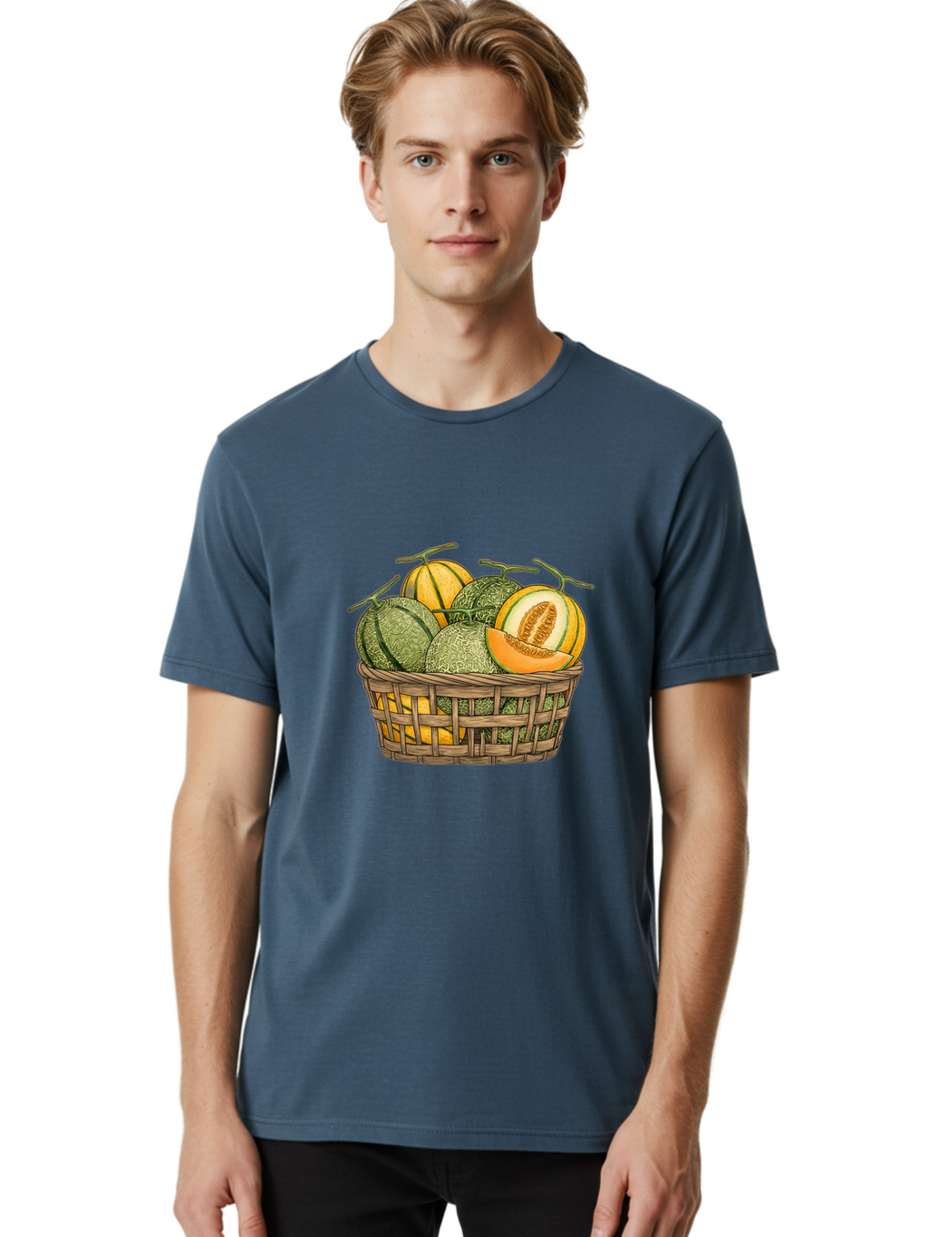 Melons-In-Basket Men'S Graphic Tee, 100% Cotton, Comfortable Casual Summer Wear, Machine Washable, Vintage Camera, Old Camera, Antique Camera, Black Camera, Classic Photography, Photography Equipment, Nostalgic Device, Film Camera, Camera Art Baj095