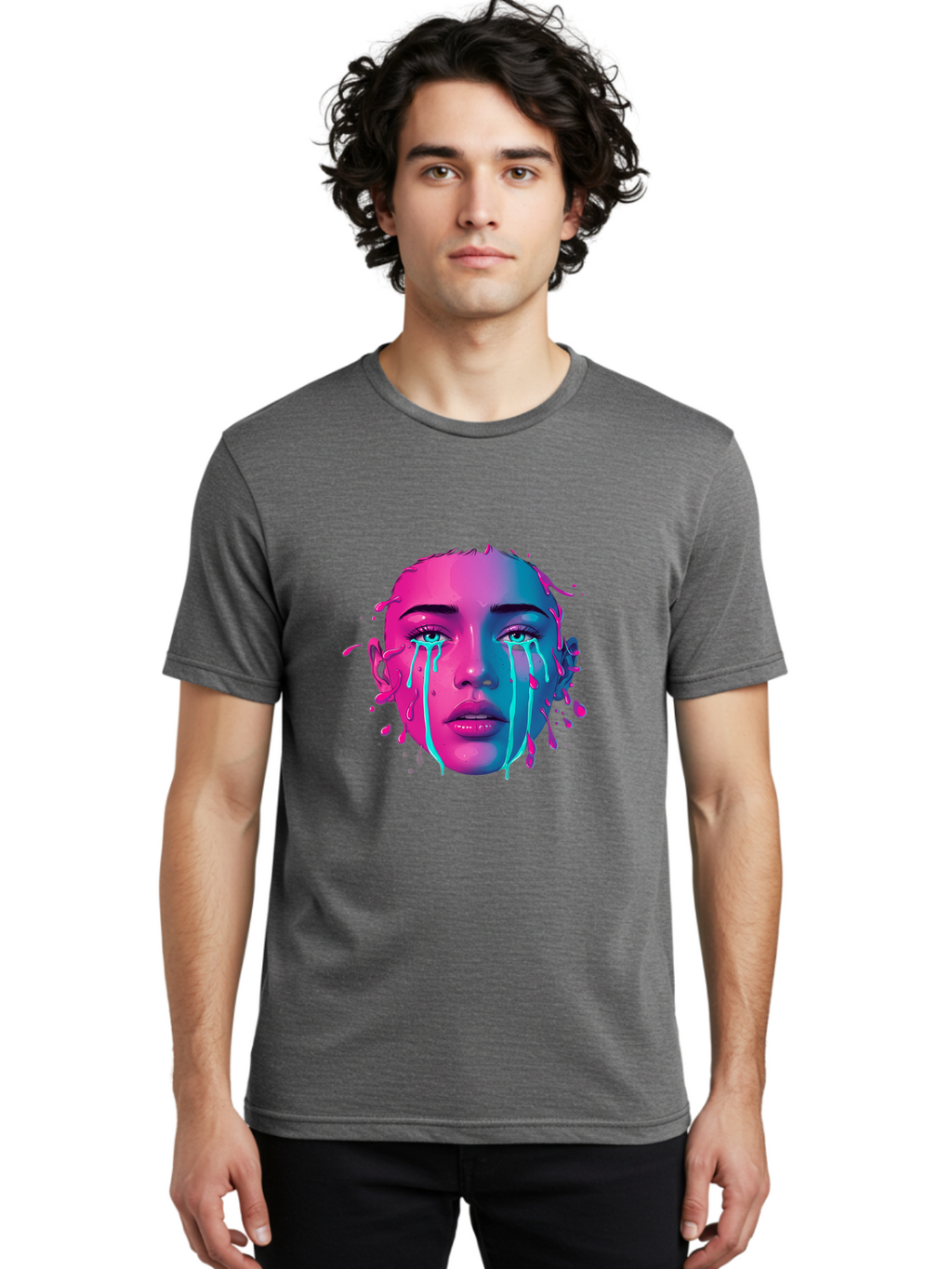 Melting-Face Men'S Graphic Tee, 100% Cotton, Comfortable Casual Summer Wear, Machine Washable, Vintage Camera, Old Camera, Antique Camera, Black Camera, Classic Photography, Photography Equipment, Nostalgic Device, Film Camera, Camera Art Baj098