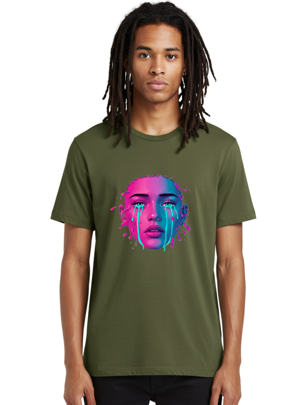 Melting-Face Men'S Graphic Tee, 100% Cotton, Comfortable Casual Summer Wear, Machine Washable, Vintage Camera, Old Camera, Antique Camera, Black Camera, Classic Photography, Photography Equipment, Nostalgic Device, Film Camera, Camera Art Baj098