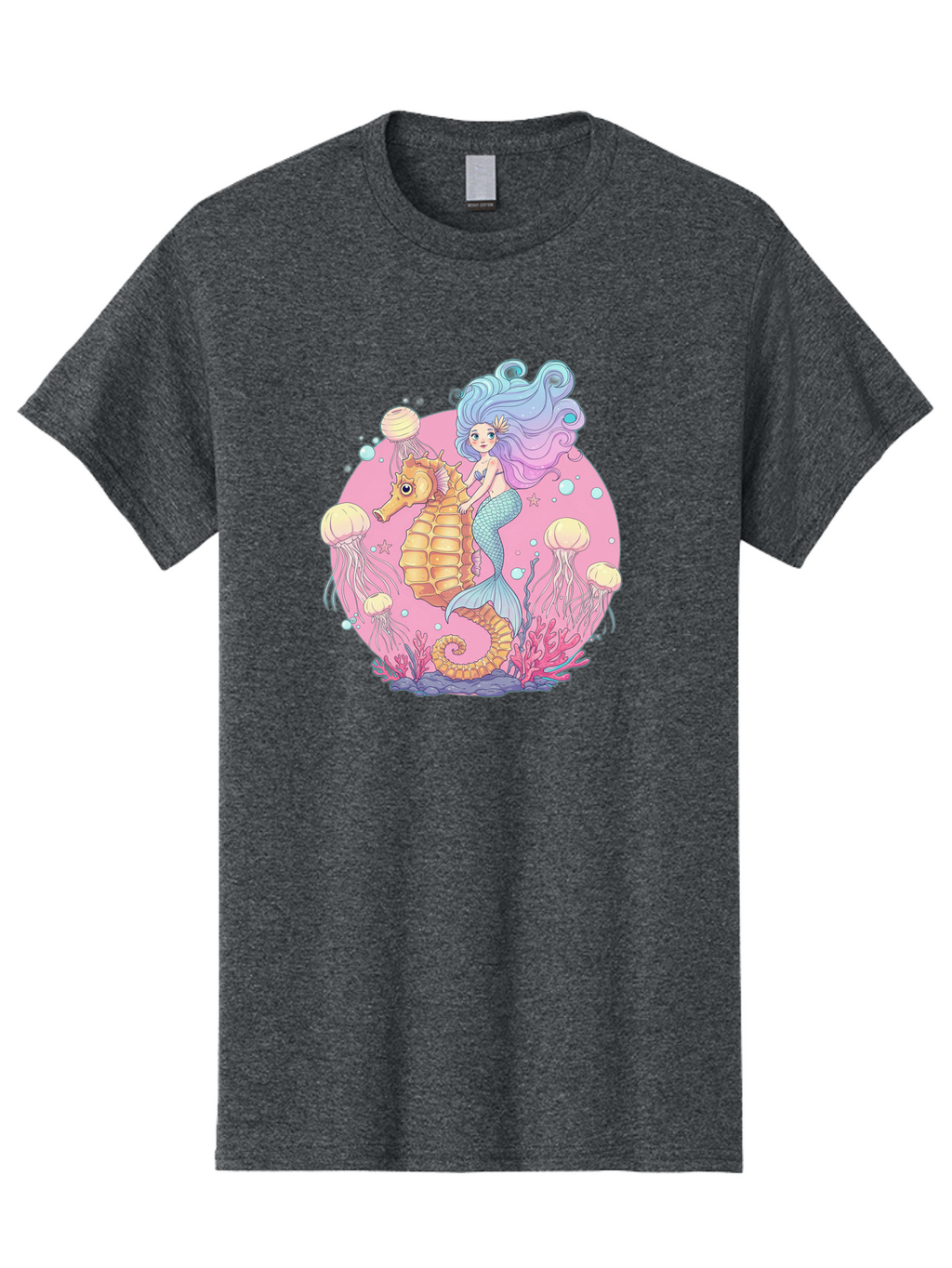 Mermaid-And-Seahorse Men'S Graphic Tee, 100% Cotton, Comfortable Casual Summer Wear, Machine Washable, Vintage Camera, Old Camera, Antique Camera, Black Camera, Classic Photography, Photography Equipment, Nostalgic Device, Film Camera, Baj101