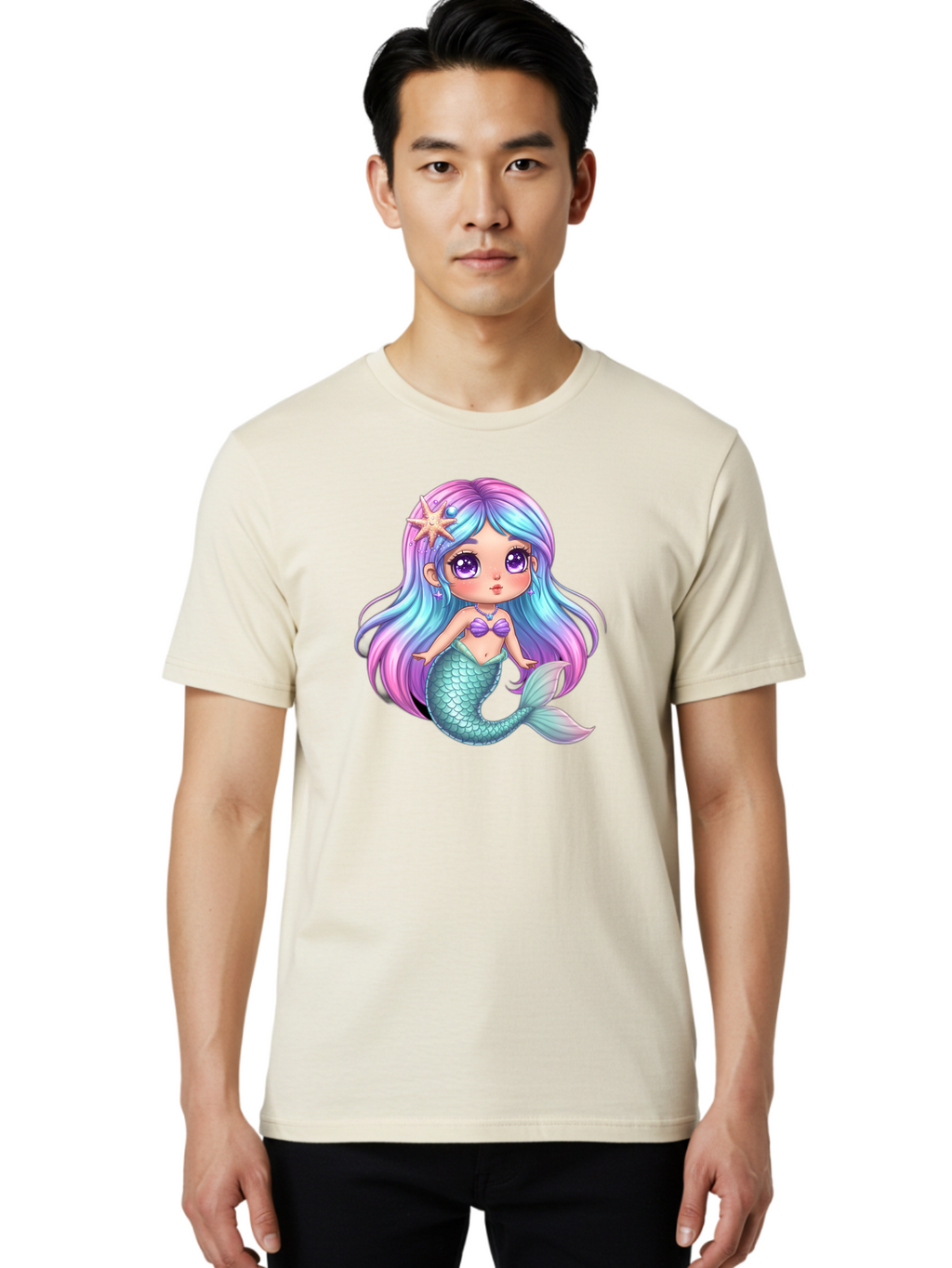Mermaid-Girl Men'S Graphic Tee, 100% Cotton, Comfortable Casual Summer Wear, Machine Washable, Vintage Camera, Old Camera, Antique Camera, Black Camera, Classic Photography, Photography Equipment, Nostalgic Device, Film Camera, Camera Art Baj106