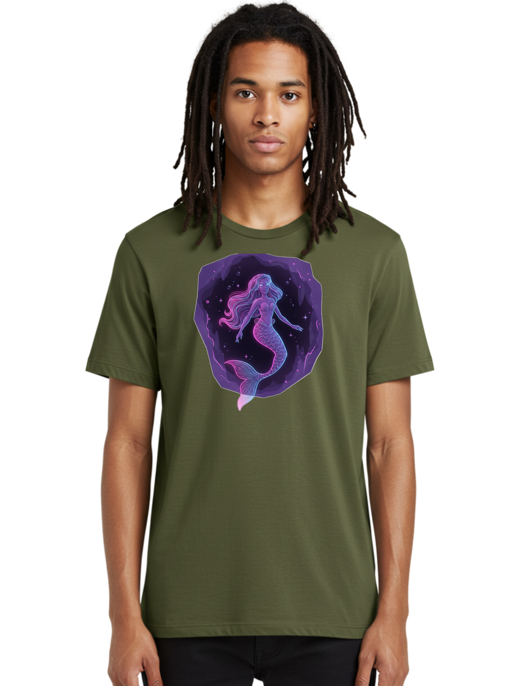 Mermaid-In-Purple Men'S Graphic Tee, 100% Cotton, Comfortable Casual Summer Wear, Machine Washable, Vintage Camera, Old Camera, Antique Camera, Black Camera, Classic Photography, Photography Equipment, Nostalgic Device, Film Camera, Camera Art Baj107