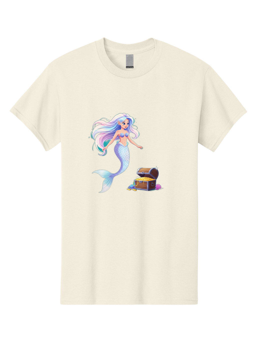 Mermaid-With-Treasure Men'S Graphic Tee, 100% Cotton, Comfortable Casual Summer Wear, Machine Washable, Vintage Camera, Old Camera, Antique Camera, Black Camera, Classic Photography, Photography Equipment, Nostalgic Device, Film Camera, Baj114