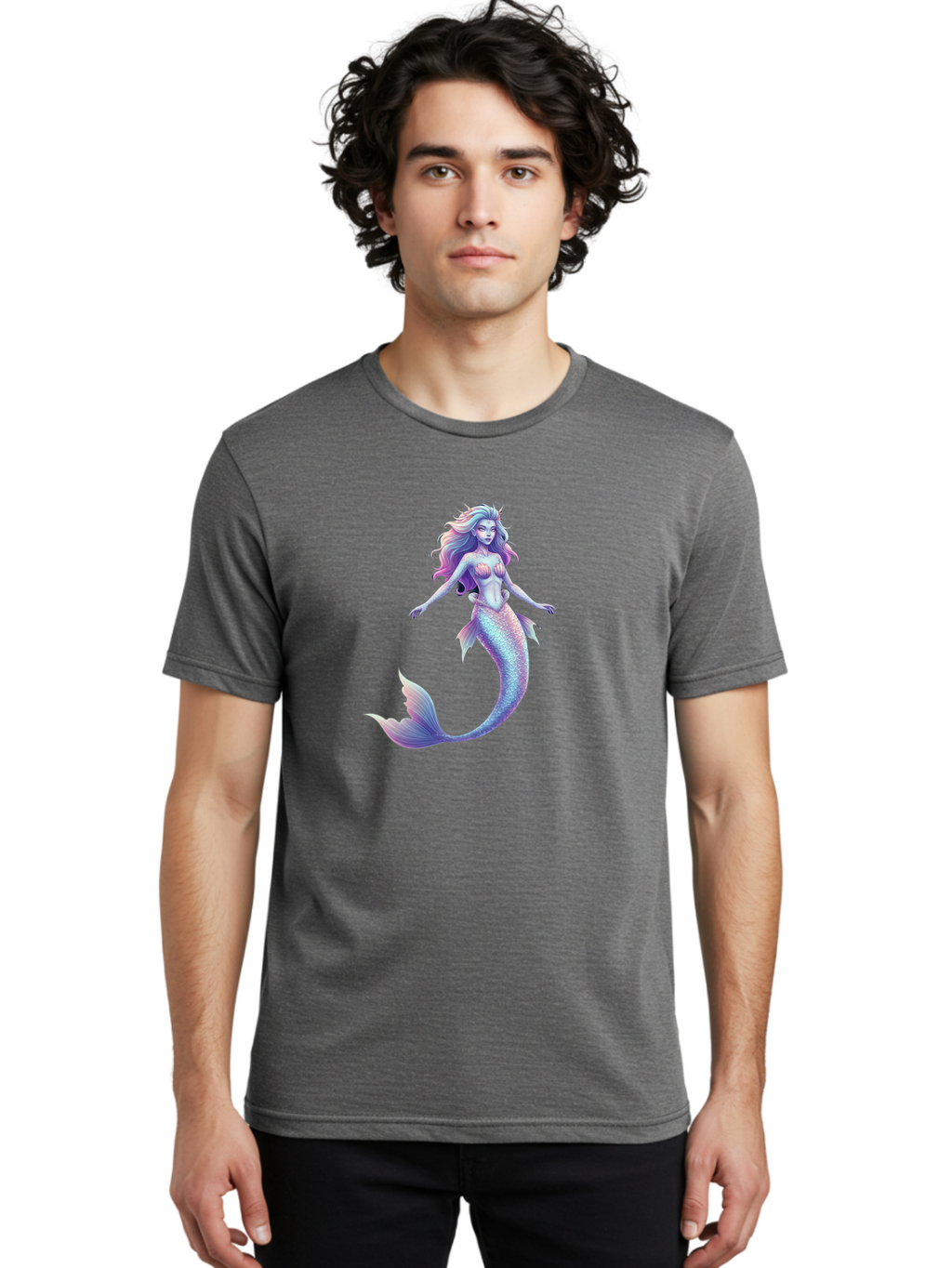 Mermaid Men'S Graphic Tee, 100% Cotton, Comfortable Casual Summer Wear, Machine Washable, Vintage Camera, Old Camera, Antique Camera, Black Camera, Classic Photography, Photography Equipment, Nostalgic Device, Film Camera, Camera Art Baj115