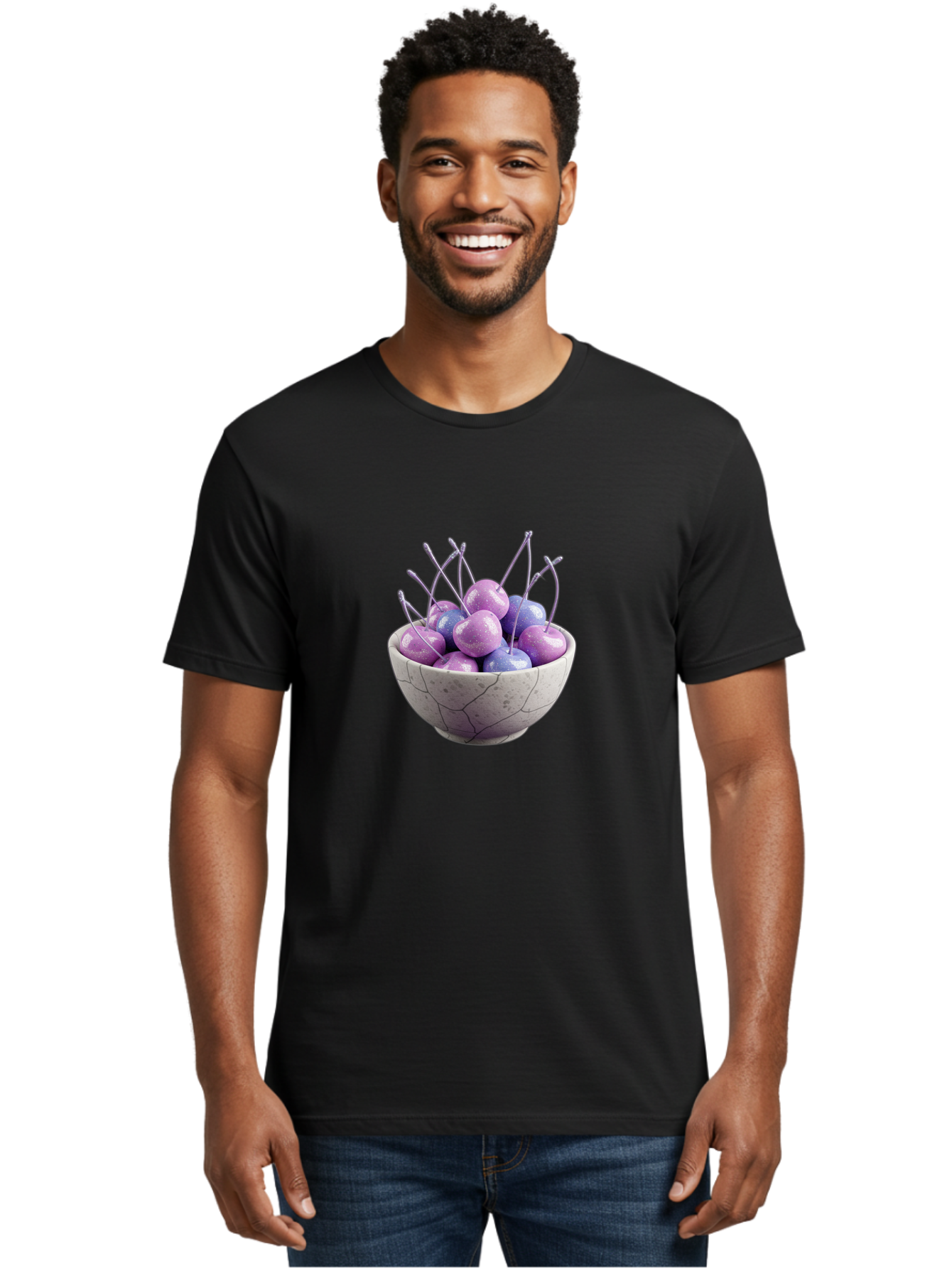 Metallic-Cherries Men'S Graphic Tee, 100% Cotton, Comfortable Casual Summer Wear, Machine Washable, Vintage Camera, Old Camera, Antique Camera, Black Camera, Classic Photography, Photography Equipment, Nostalgic Device, Film Camera, Camera Art Baj116