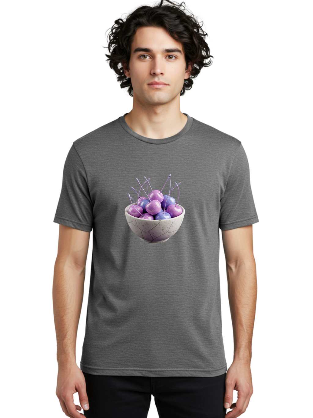 Metallic-Cherries Men'S Graphic Tee, 100% Cotton, Comfortable Casual Summer Wear, Machine Washable, Vintage Camera, Old Camera, Antique Camera, Black Camera, Classic Photography, Photography Equipment, Nostalgic Device, Film Camera, Camera Art Baj116