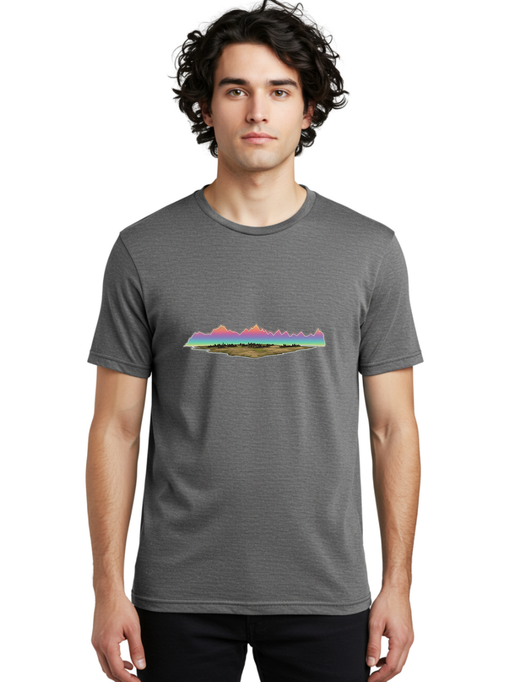 Mountain-Landscape Men'S Graphic Tee, 100% Cotton, Comfortable Casual Summer Wear, Machine Washable, Vintage Camera, Old Camera, Antique Camera, Black Camera, Classic Photography, Photography Equipment, Nostalgic Device, Film Camera, Baj120