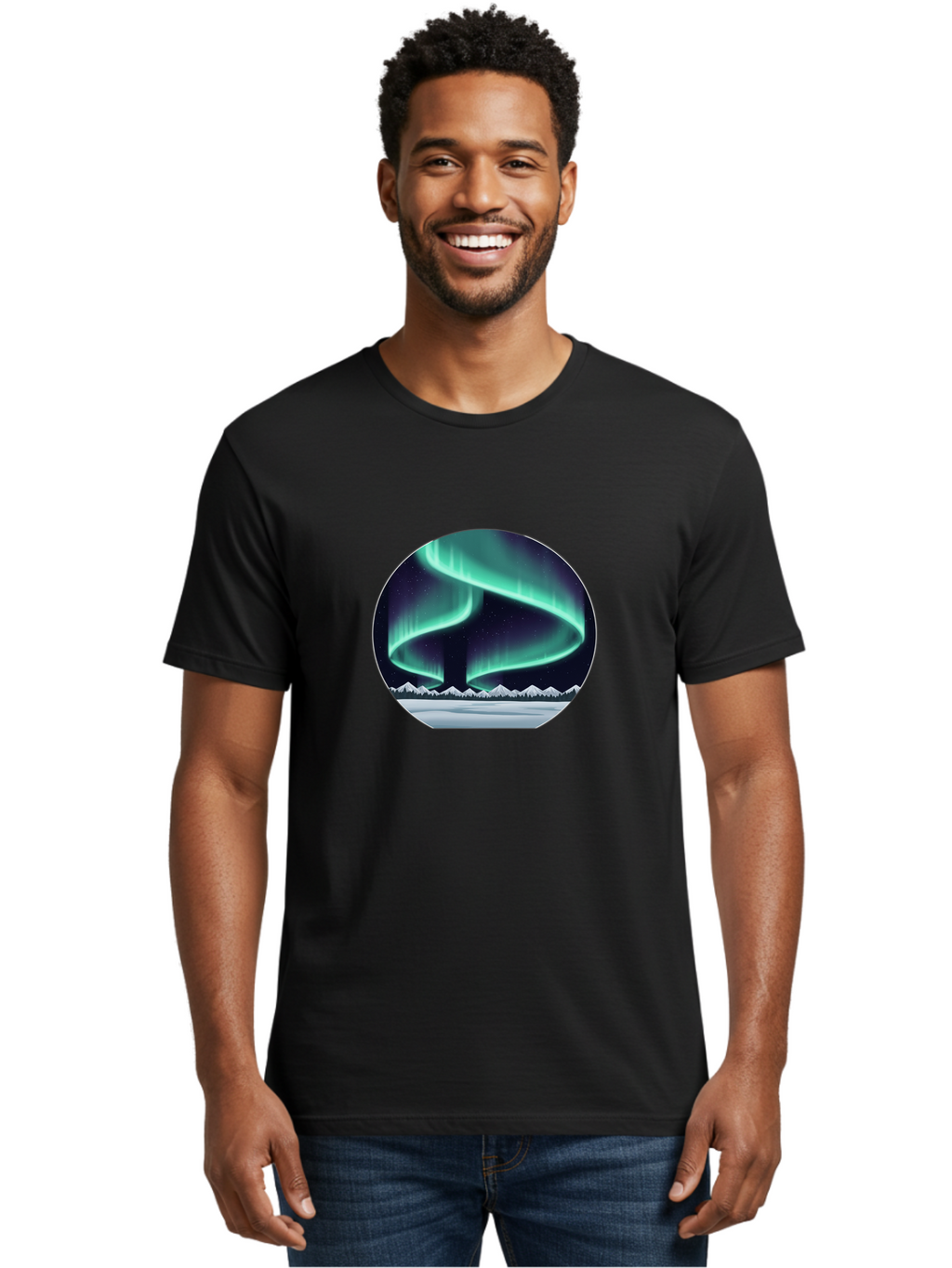 Northern-Lights Men'S Graphic Tee, 100% Cotton, Comfortable Casual Summer Wear, Machine Washable, Vintage Camera, Old Camera, Antique Camera, Black Camera, Classic Photography, Photography Equipment, Nostalgic Device, Film Camera, Camera Art Baj128
