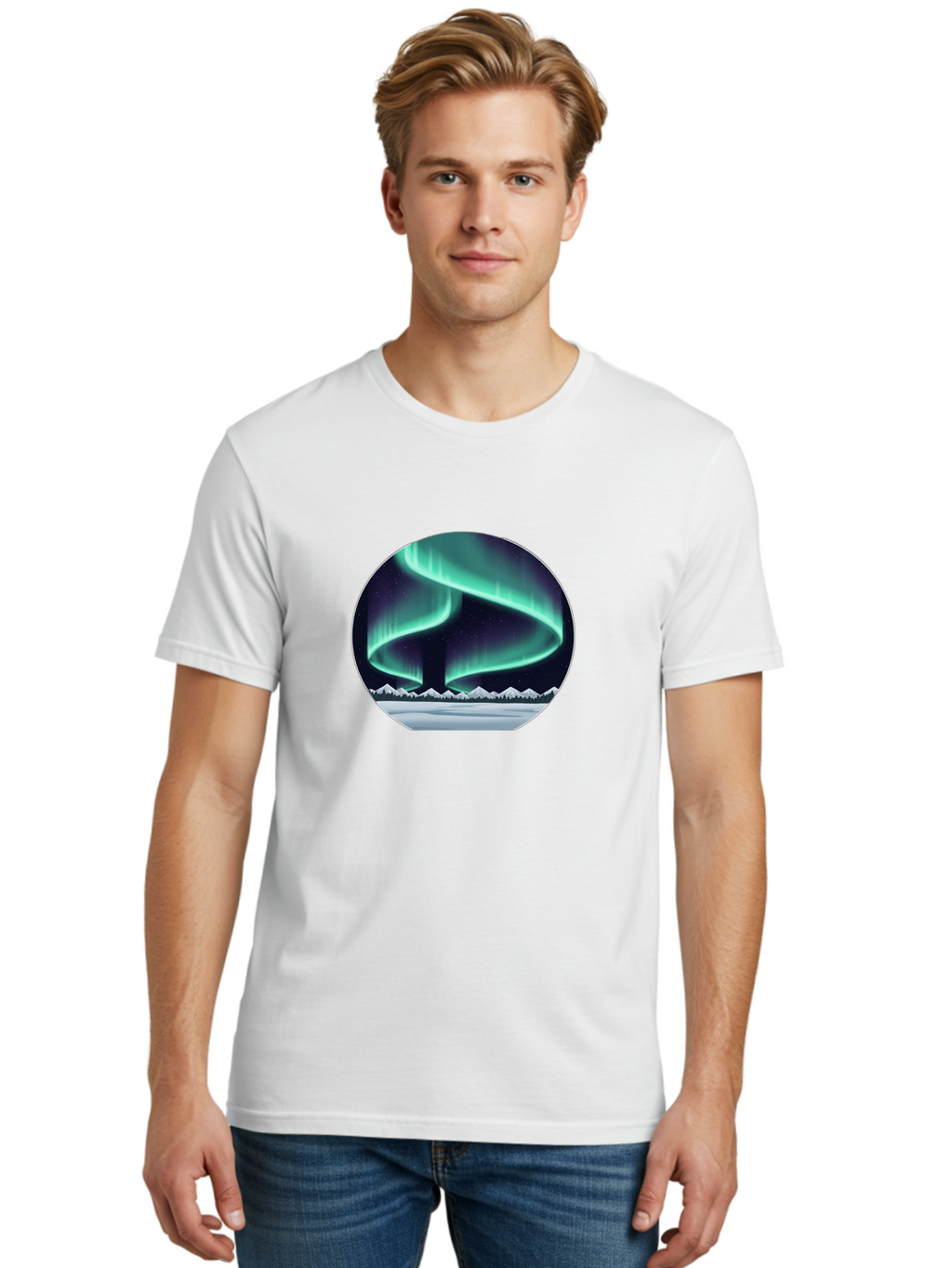Northern-Lights Men'S Graphic Tee, 100% Cotton, Comfortable Casual Summer Wear, Machine Washable, Vintage Camera, Old Camera, Antique Camera, Black Camera, Classic Photography, Photography Equipment, Nostalgic Device, Film Camera, Camera Art Baj128