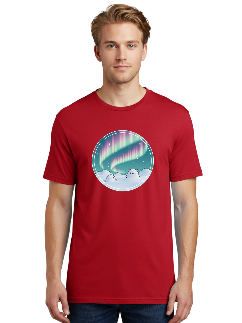 Nyan-Cat-Aurora Men'S Graphic Tee, 100% Cotton, Comfortable Casual Summer Wear, Machine Washable, Vintage Camera, Old Camera, Antique Camera, Black Camera, Classic Photography, Photography Equipment, Nostalgic Device, Film Camera, Camera Art Baj129
