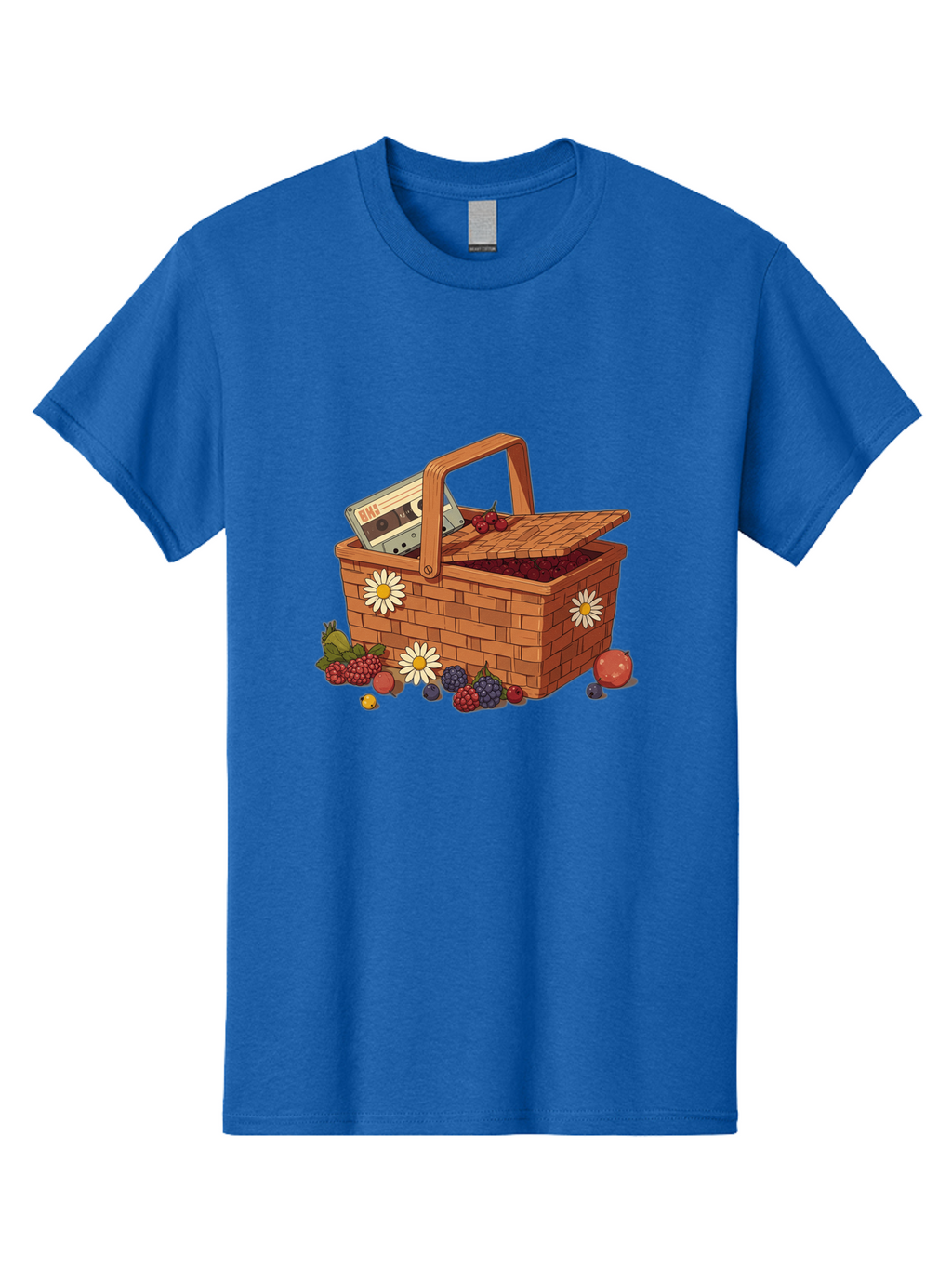 Ohl-Cassette-Picnic-Basket Men'S Graphic Tee, 100% Cotton, Comfortable Casual Summer Wear, Machine Washable, Vintage Camera, Old Camera, Antique Camera, Black Camera, Classic Photography, Photography Equipment, Nostalgic Device, Film Camera, Baj130