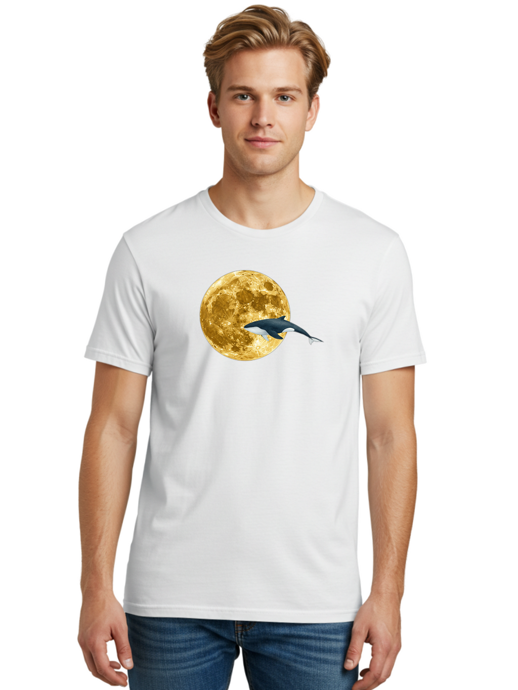 Orca-Jumping-Over-Moon Men'S Graphic Tee, 100% Cotton, Comfortable Casual Summer Wear, Machine Washable, Vintage Camera, Old Camera, Antique Camera, Black Camera, Classic Photography, Photography Equipment, Nostalgic Device, Film Camera, Baj133