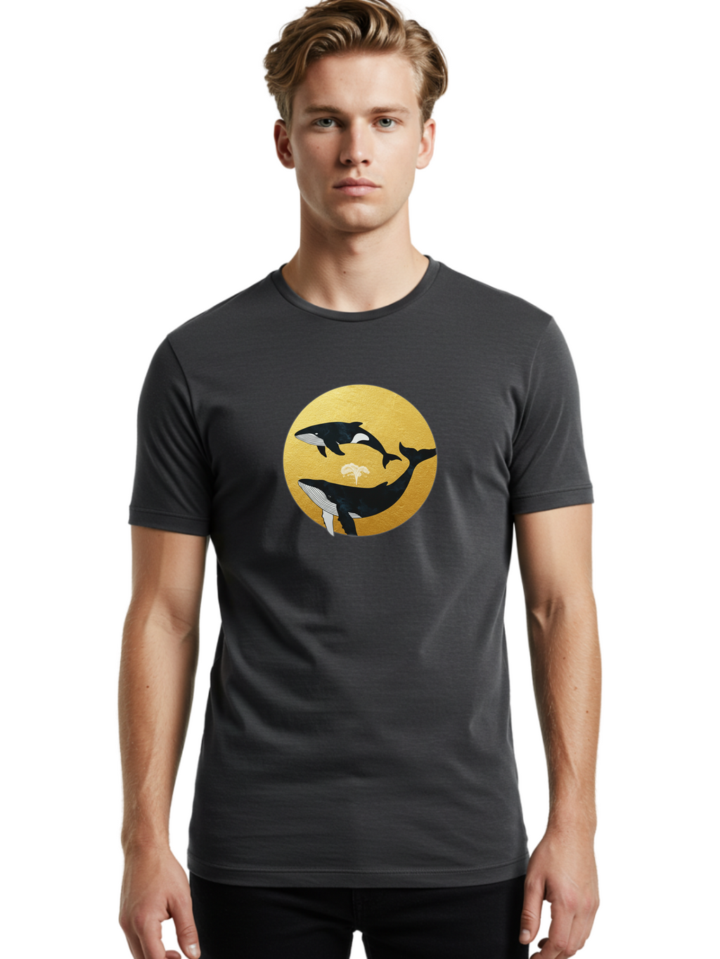 Orca Men'S Graphic Tee, 100% Cotton, Comfortable Casual Summer Wear, Machine Washable, Vintage Camera, Old Camera, Antique Camera, Black Camera, Classic Photography, Photography Equipment, Nostalgic Device, Film Camera, Camera Art Baj136