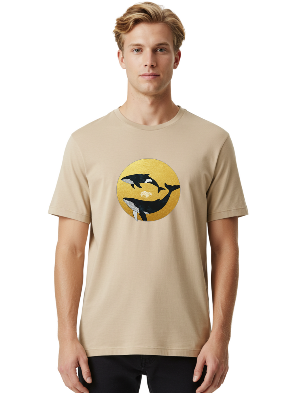 Orca Men'S Graphic Tee, 100% Cotton, Comfortable Casual Summer Wear, Machine Washable, Vintage Camera, Old Camera, Antique Camera, Black Camera, Classic Photography, Photography Equipment, Nostalgic Device, Film Camera, Camera Art Baj136