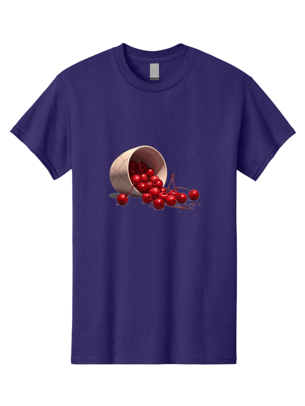 Overturned-Cup-Of-Cherries Men'S Graphic Tee, 100% Cotton, Comfortable Casual Summer Wear, Machine Washable, Vintage Camera, Old Camera, Antique Camera, Black Camera, Classic Photography, Photography Equipment, Nostalgic Device, Film Camera, Baj139