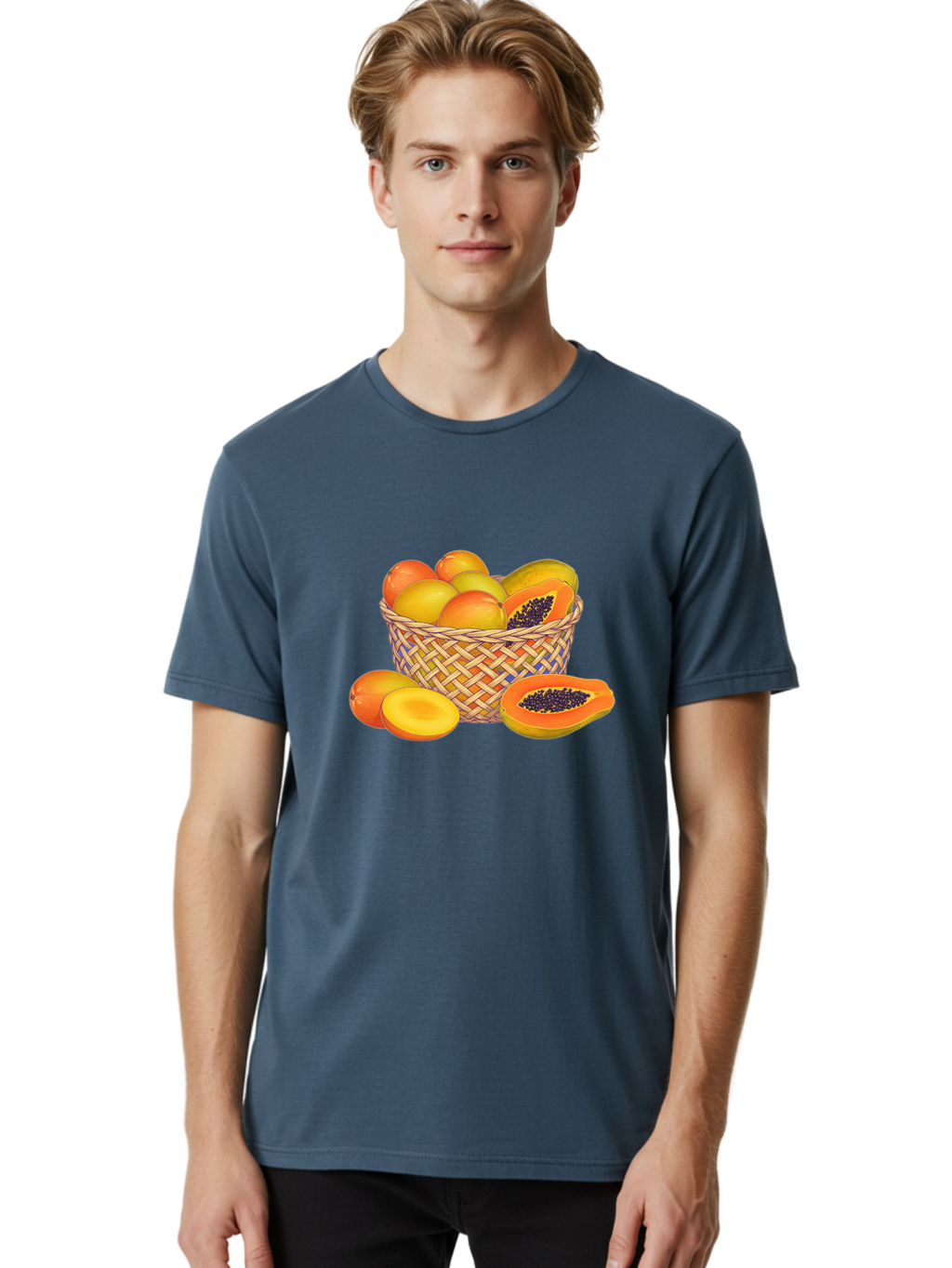 Papaya-Basket Men'S Graphic Tee, 100% Cotton, Comfortable Casual Summer Wear, Machine Washable, Vintage Camera, Old Camera, Antique Camera, Black Camera, Classic Photography, Photography Equipment, Nostalgic Device, Film Camera, Camera Art Baj143