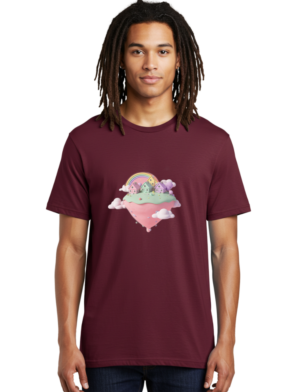 Pastel-Rainbow-Houses Men'S Graphic Tee, 100% Cotton, Comfortable Casual Summer Wear, Machine Washable, Vintage Camera, Old Camera, Antique Camera, Black Camera, Classic Photography, Photography Equipment, Nostalgic Device, Film Camera, Baj146