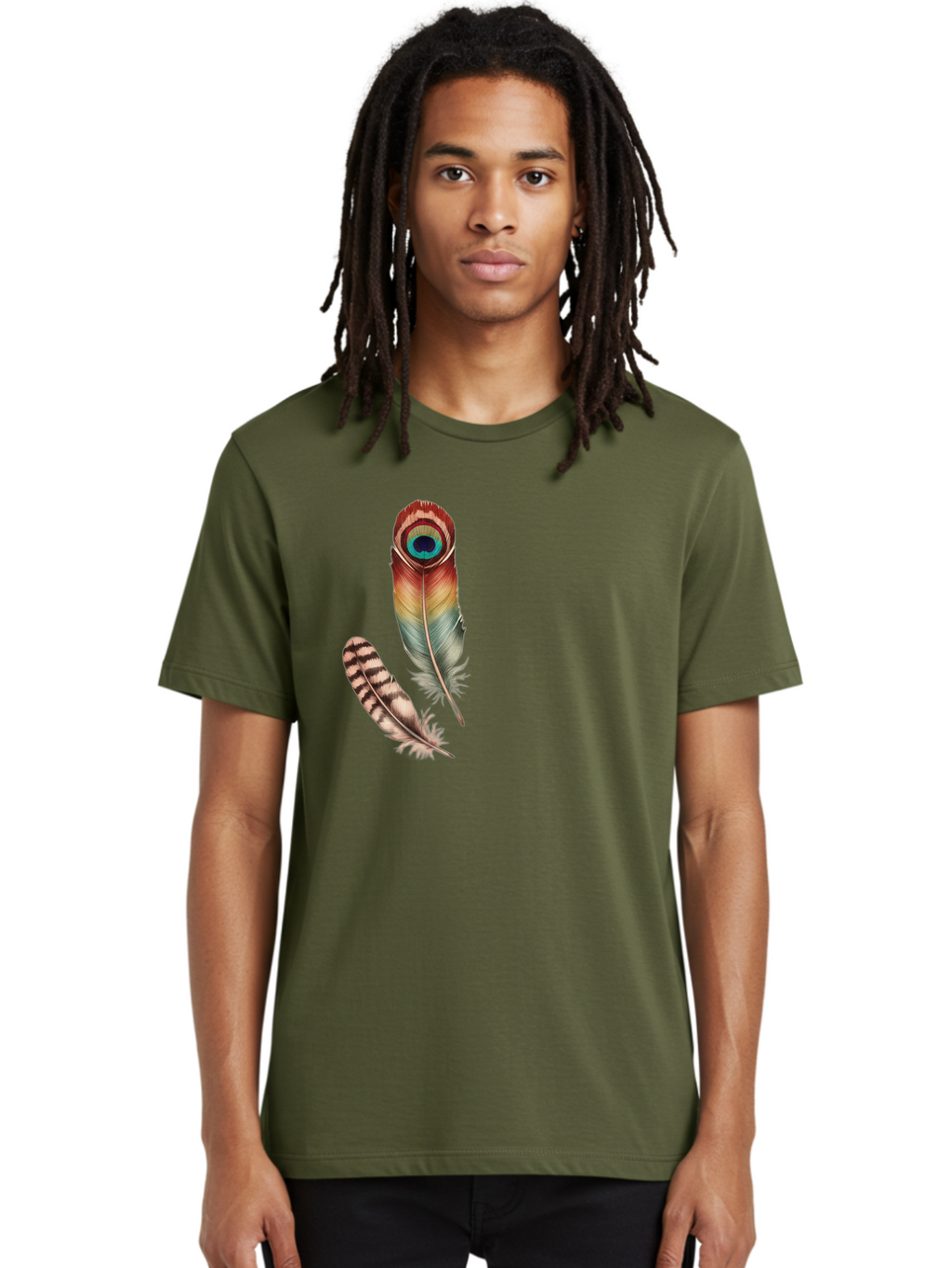 Peacock-Feather Men'S Graphic Tee, 100% Cotton, Comfortable Casual Summer Wear, Machine Washable, Vintage Camera, Old Camera, Antique Camera, Black Camera, Classic Photography, Photography Equipment, Nostalgic Device, Film Camera, Camera Art Baj150