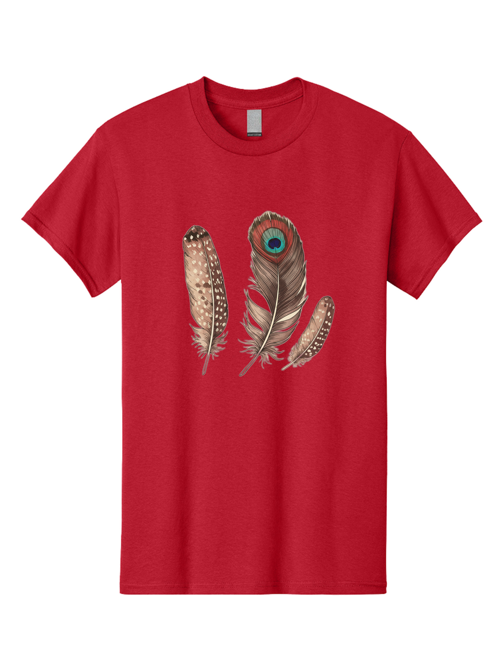 Peacock-Feathers-1 Men'S Graphic Tee, 100% Cotton, Comfortable Casual Summer Wear, Machine Washable, Vintage Camera, Old Camera, Antique Camera, Black Camera, Classic Photography, Photography Equipment, Nostalgic Device, Film Camera, Baj151