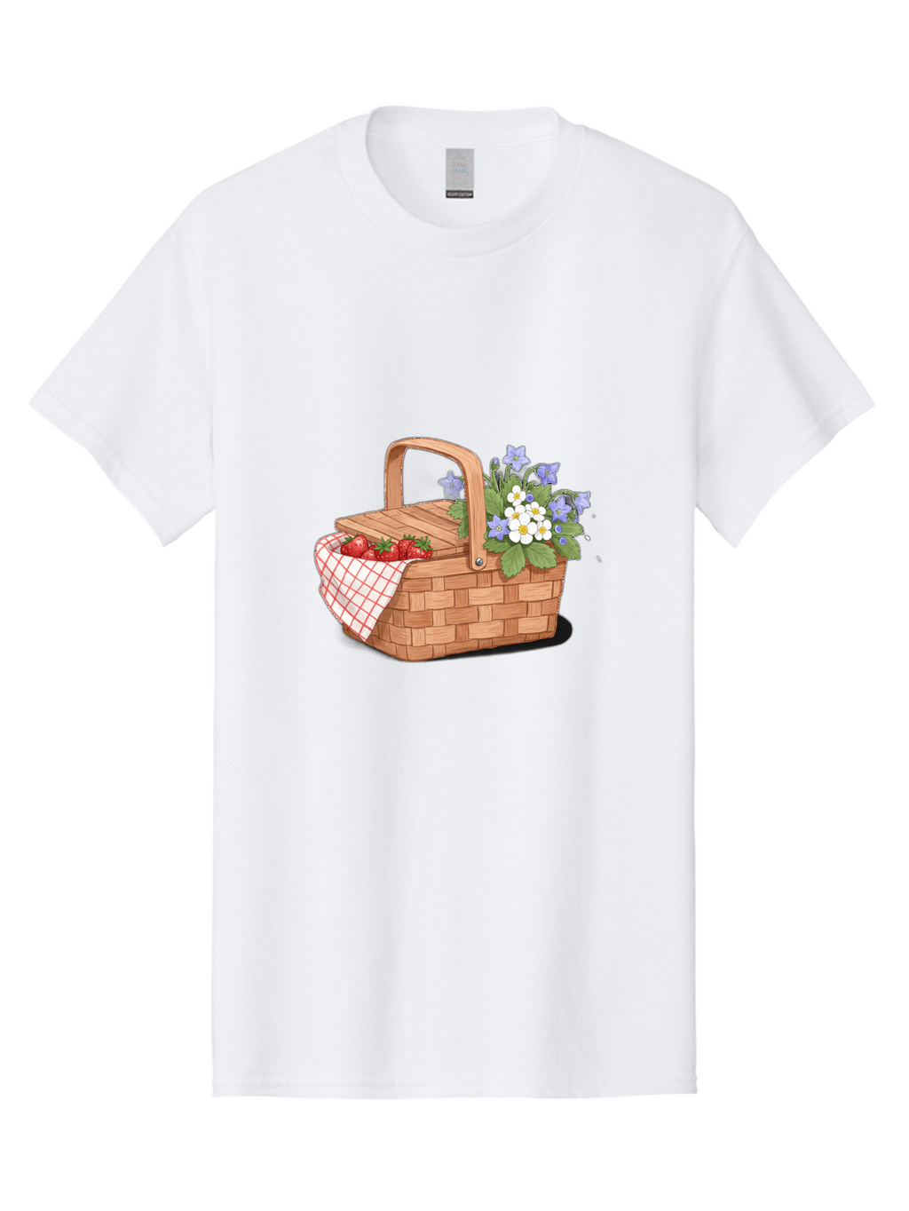 Picnic-Basket-1 Men'S Graphic Tee, 100% Cotton, Comfortable Casual Summer Wear, Machine Washable, Vintage Camera, Old Camera, Antique Camera, Black Camera, Classic Photography, Photography Equipment, Nostalgic Device, Film Camera, Camera Art Baj160