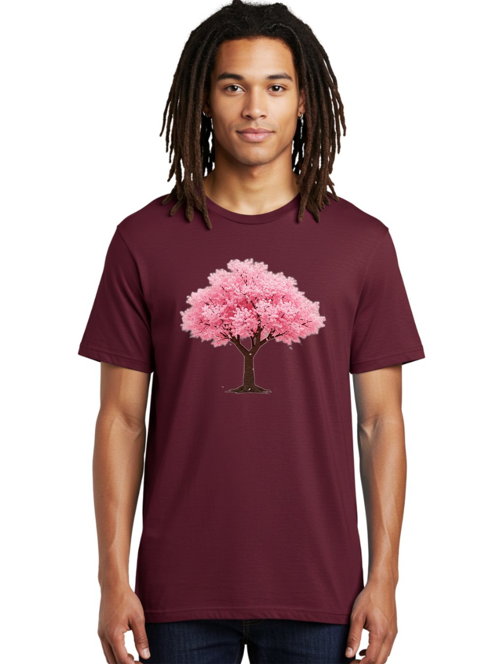 Pink-Cherry-Blossom-Tree Men'S Graphic Tee, 100% Cotton, Comfortable Casual Summer Wear, Machine Washable, Vintage Camera, Old Camera, Antique Camera, Black Camera, Classic Photography, Photography Equipment, Nostalgic Device, Film Camera, Baj168
